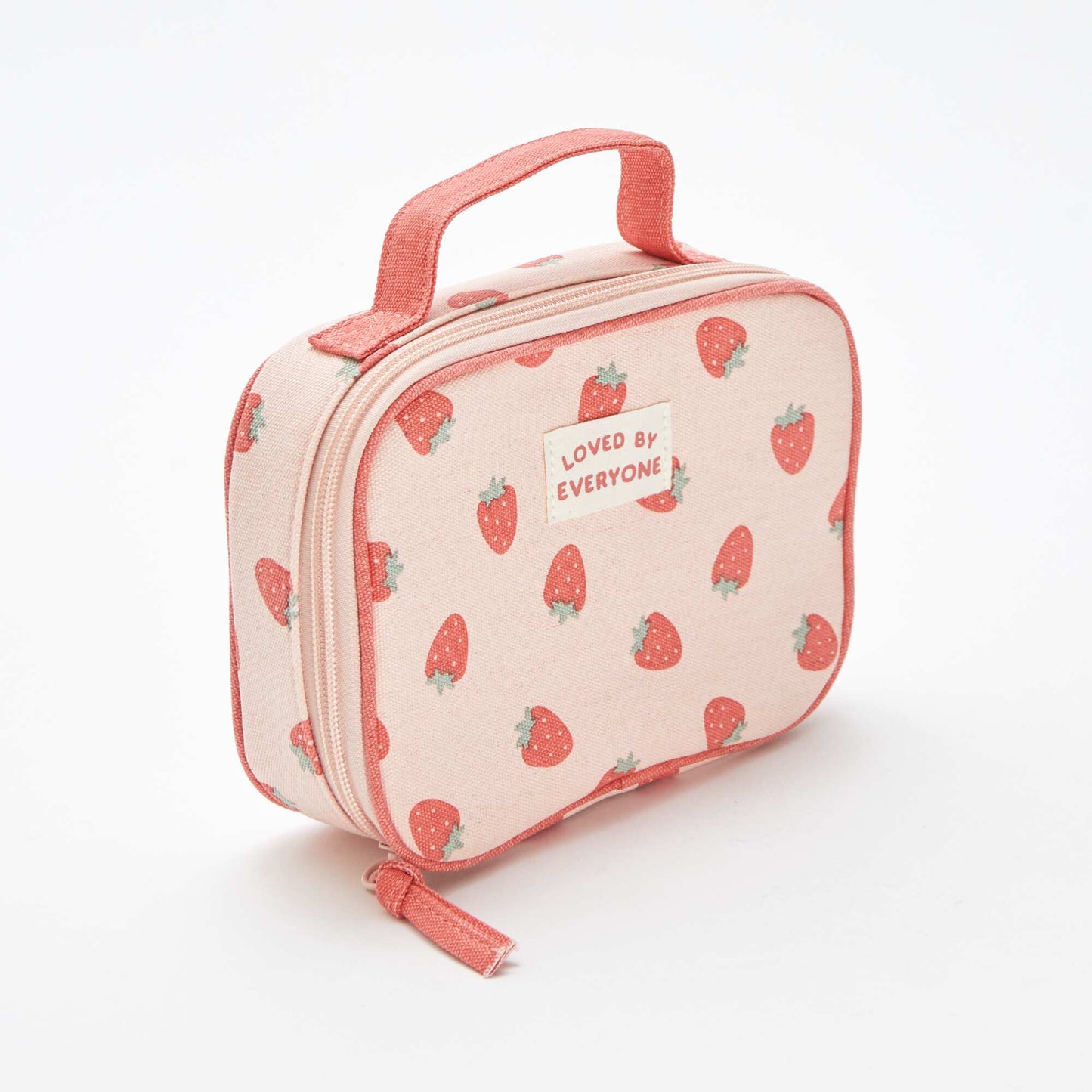 Trousse à goûter zippée à motif ROSE