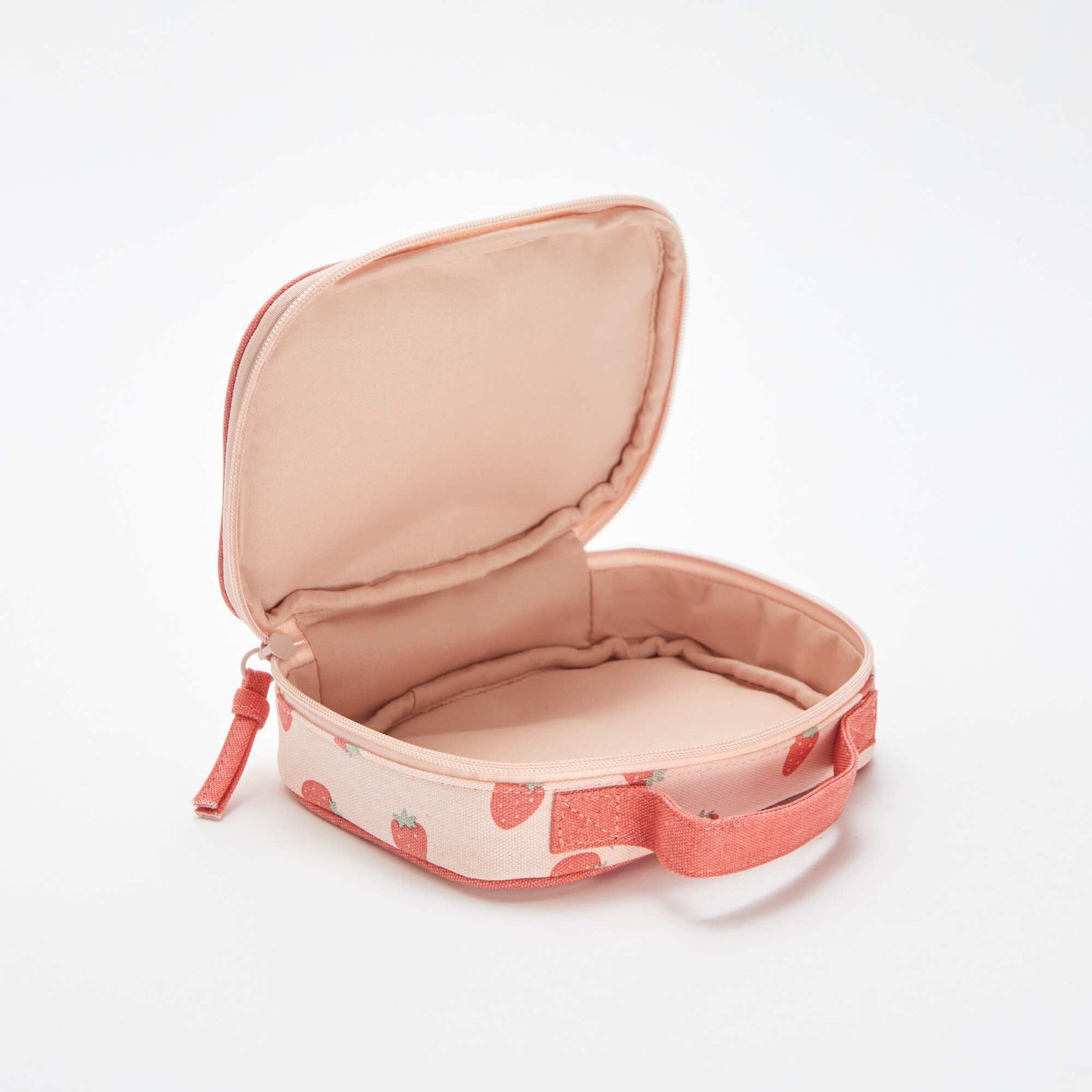 Trousse à goûter zippée à motif ROSE