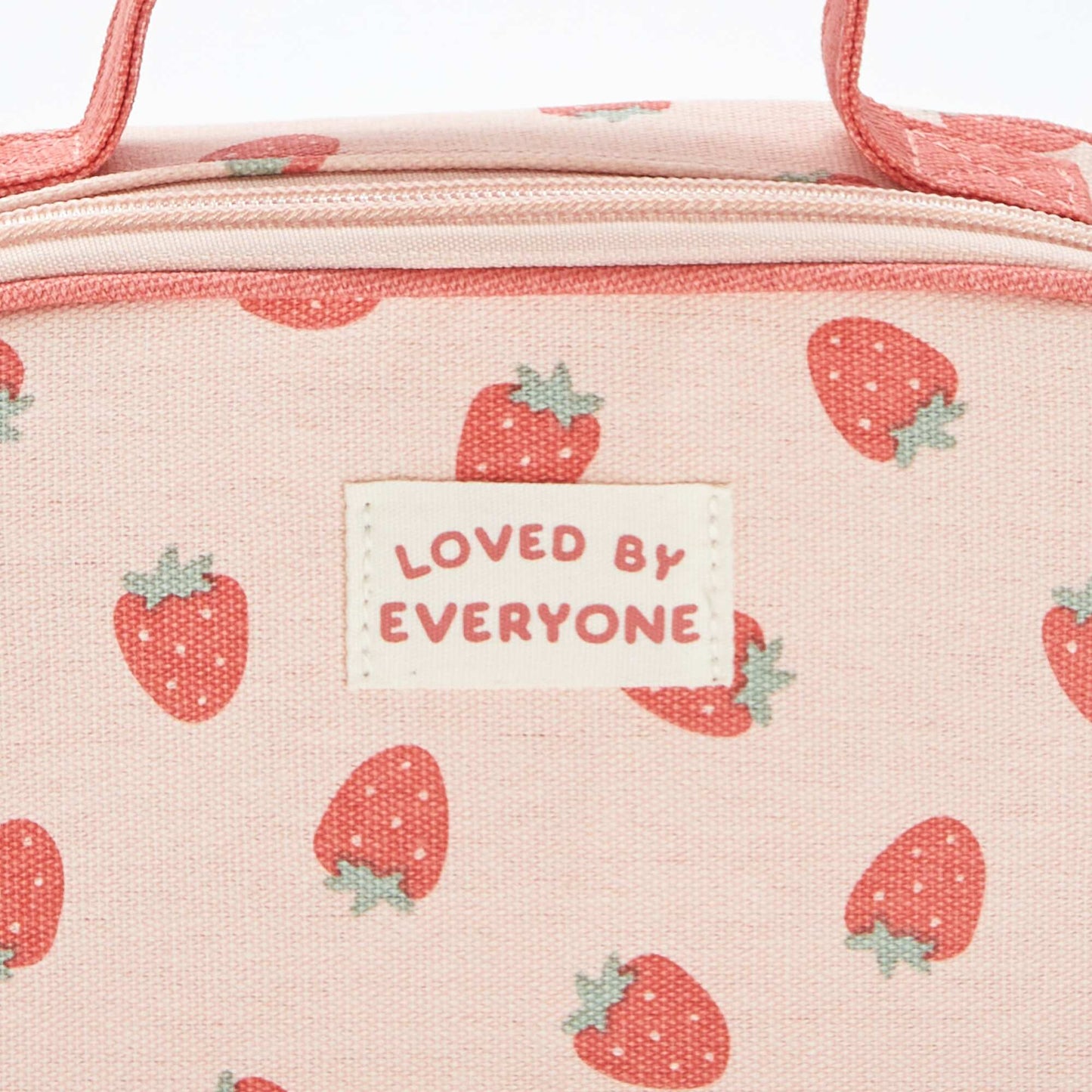 Trousse à goûter zippée à motif ROSE