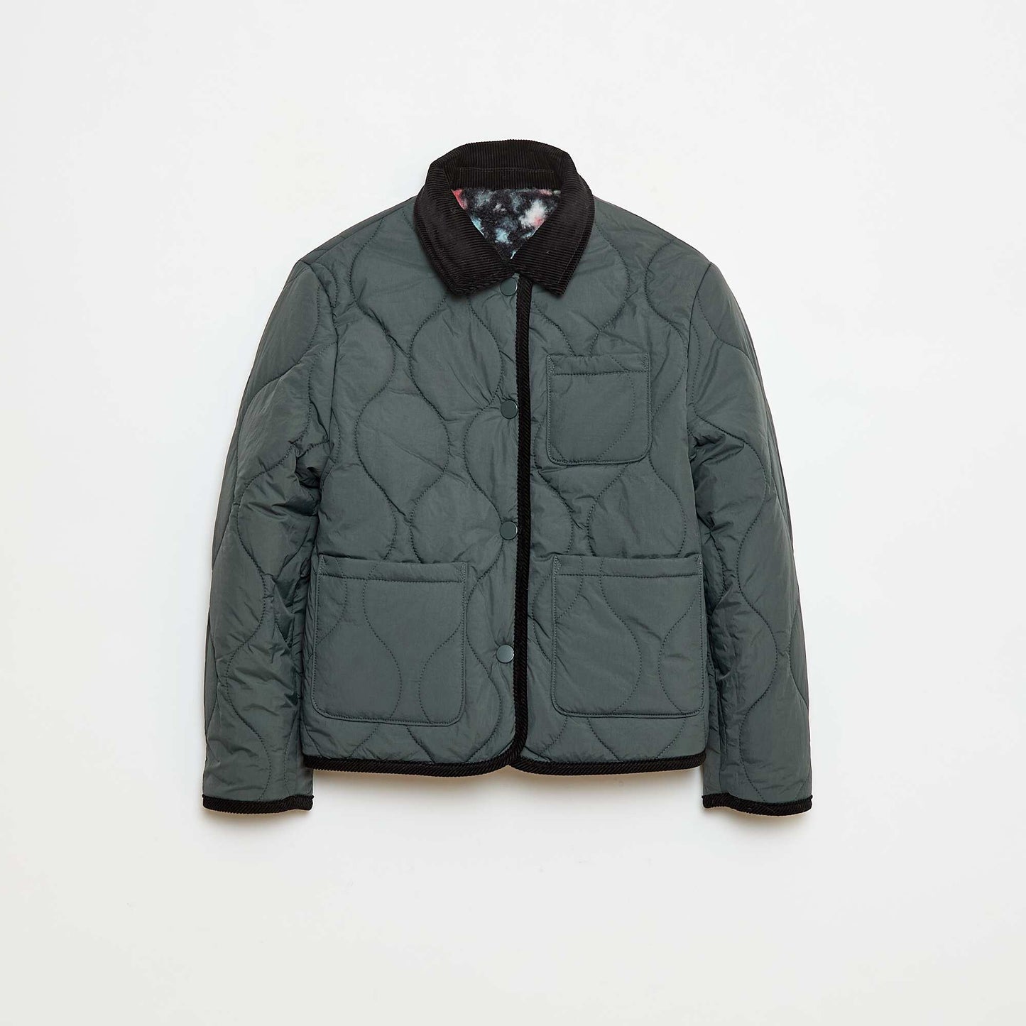Veste chaude style workwear réversible BLEU