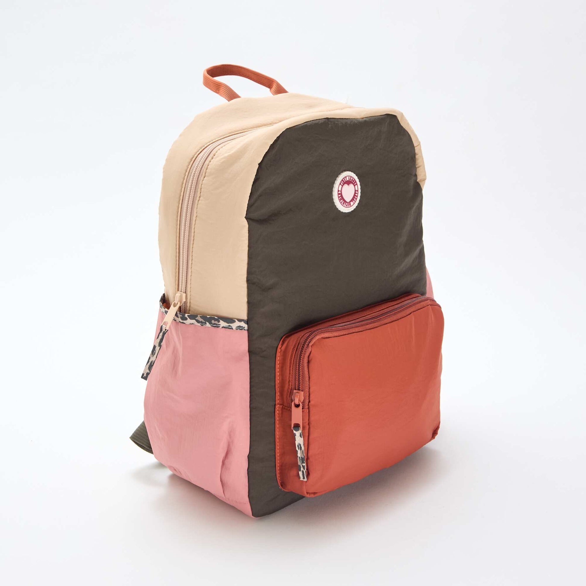 Sac à dos color block MARRON