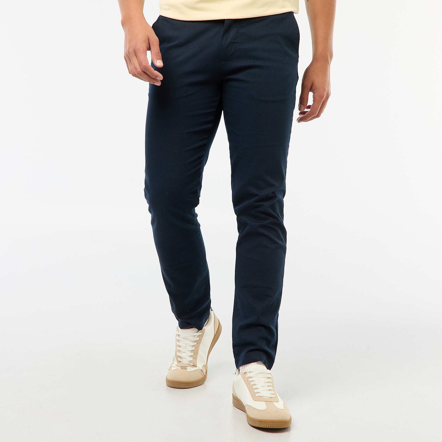 Pantalon chino en twill BLEU