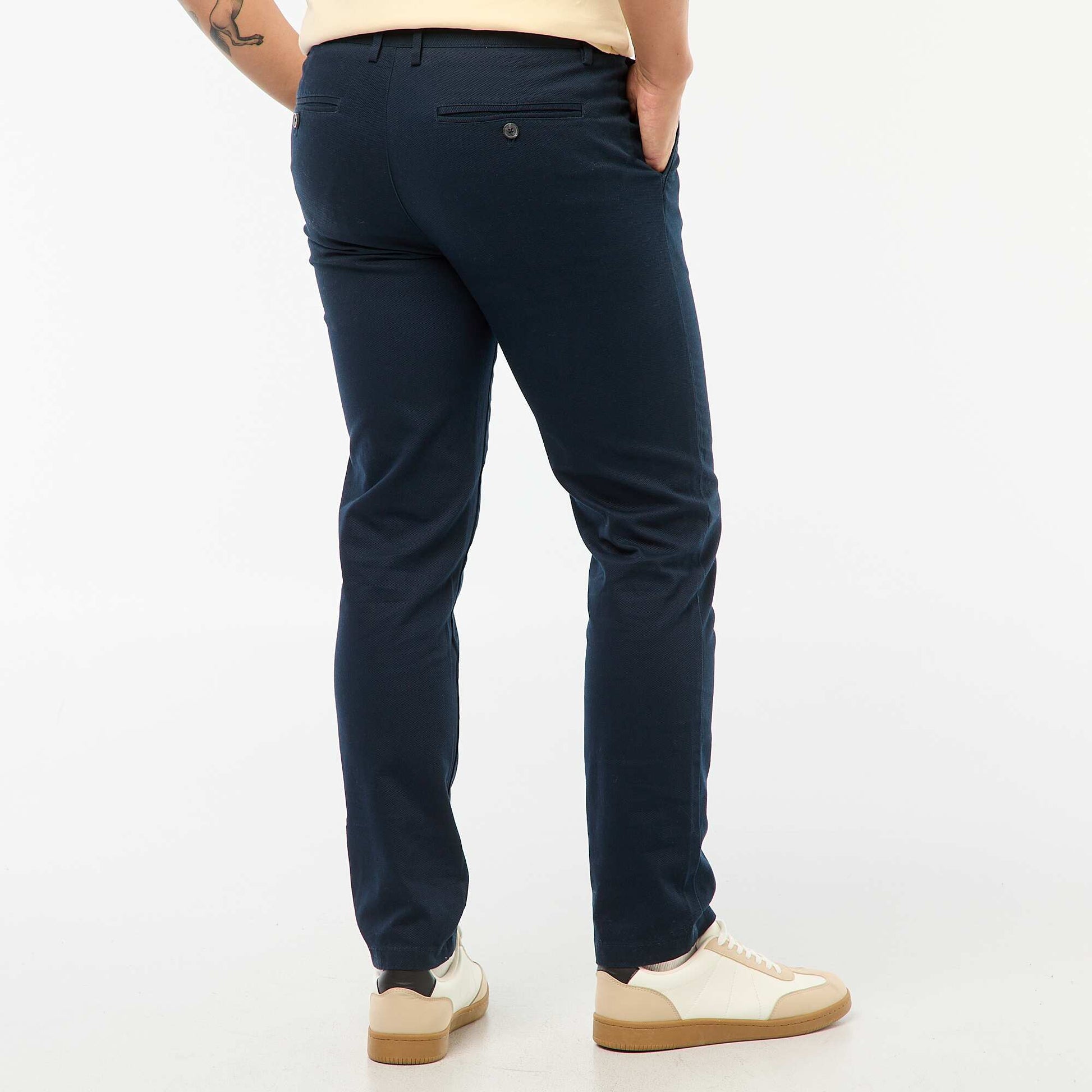 Pantalon chino en twill BLEU