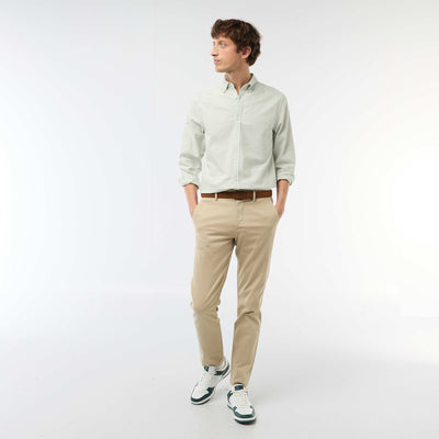 Pantalon chino en twill BEIGE