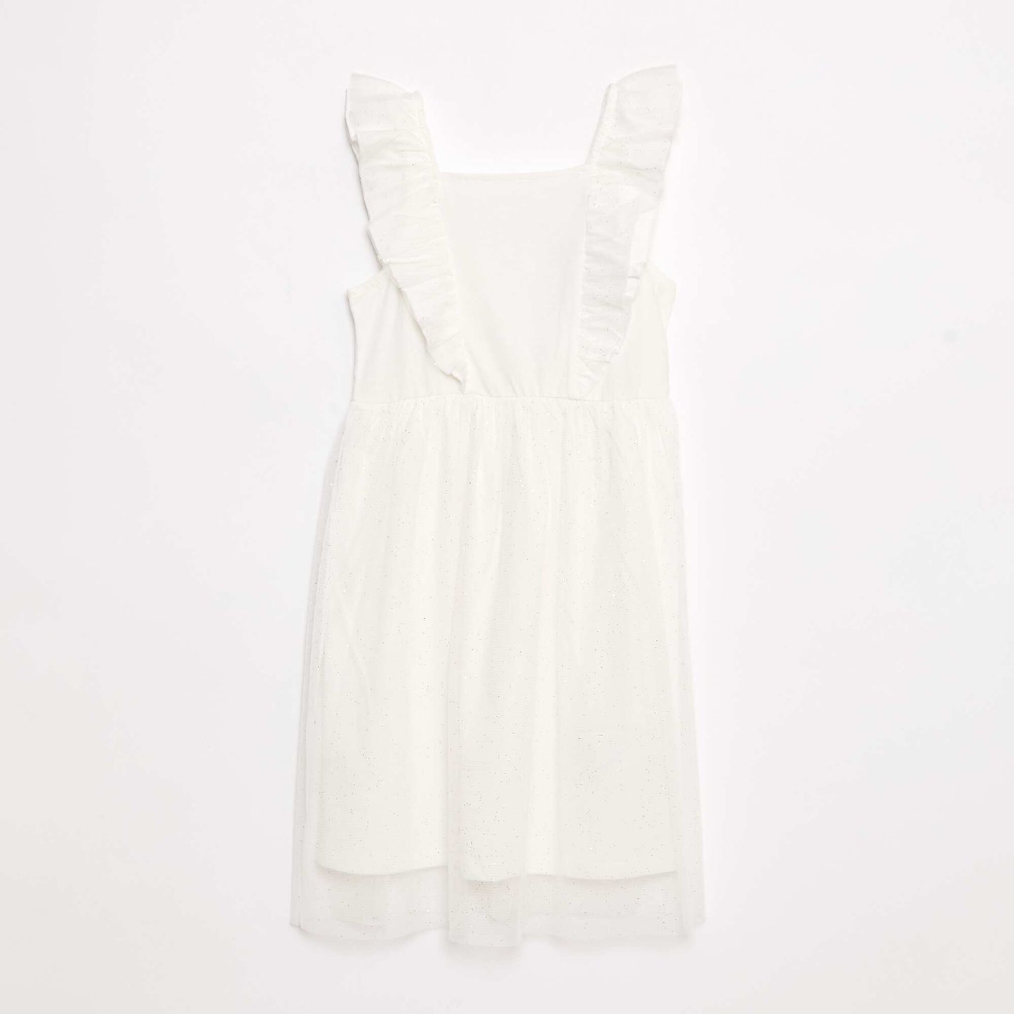 Robe en maille jersey unie BLANC