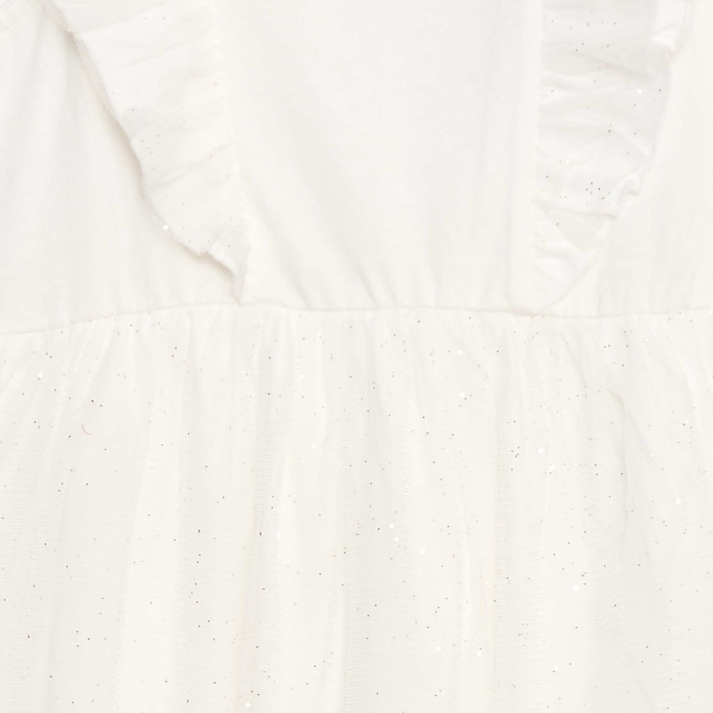 Robe en maille jersey unie BLANC
