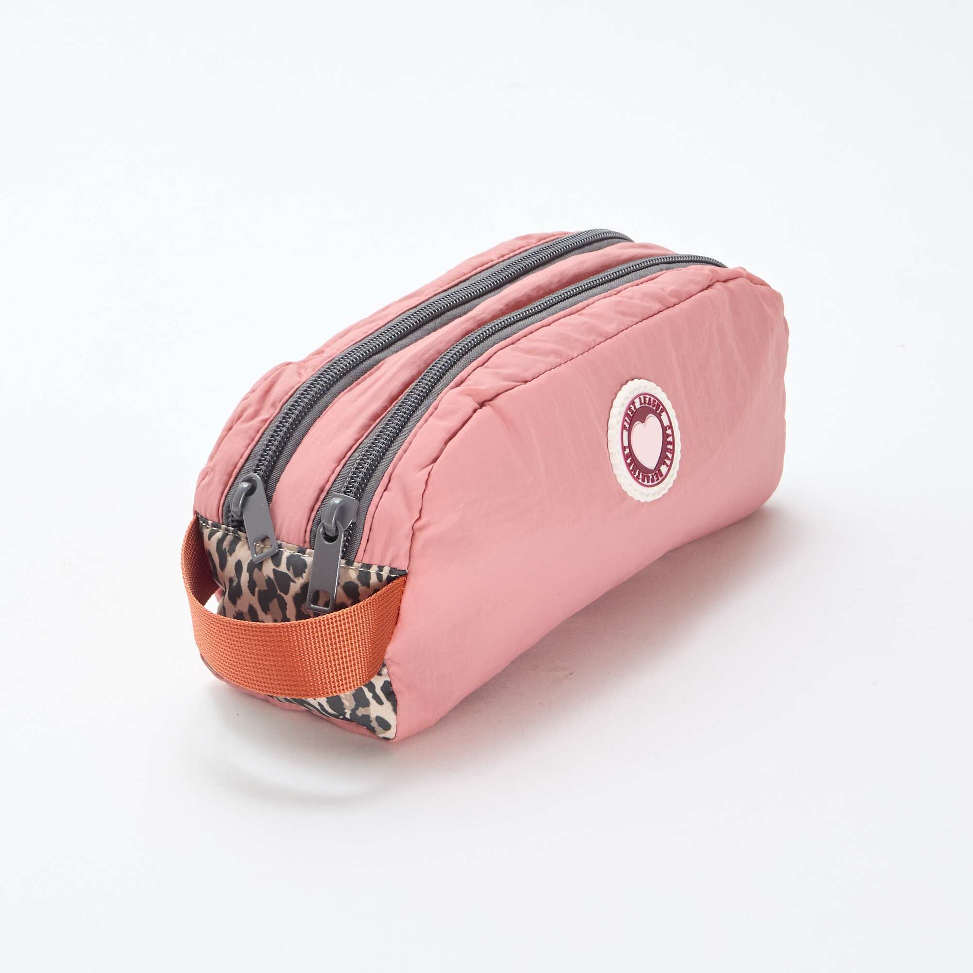Trousse color bloc double compartiment VIOLET