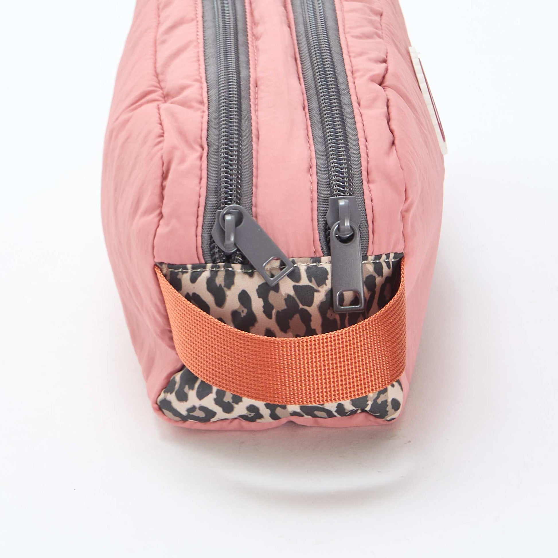Trousse color bloc double compartiment VIOLET