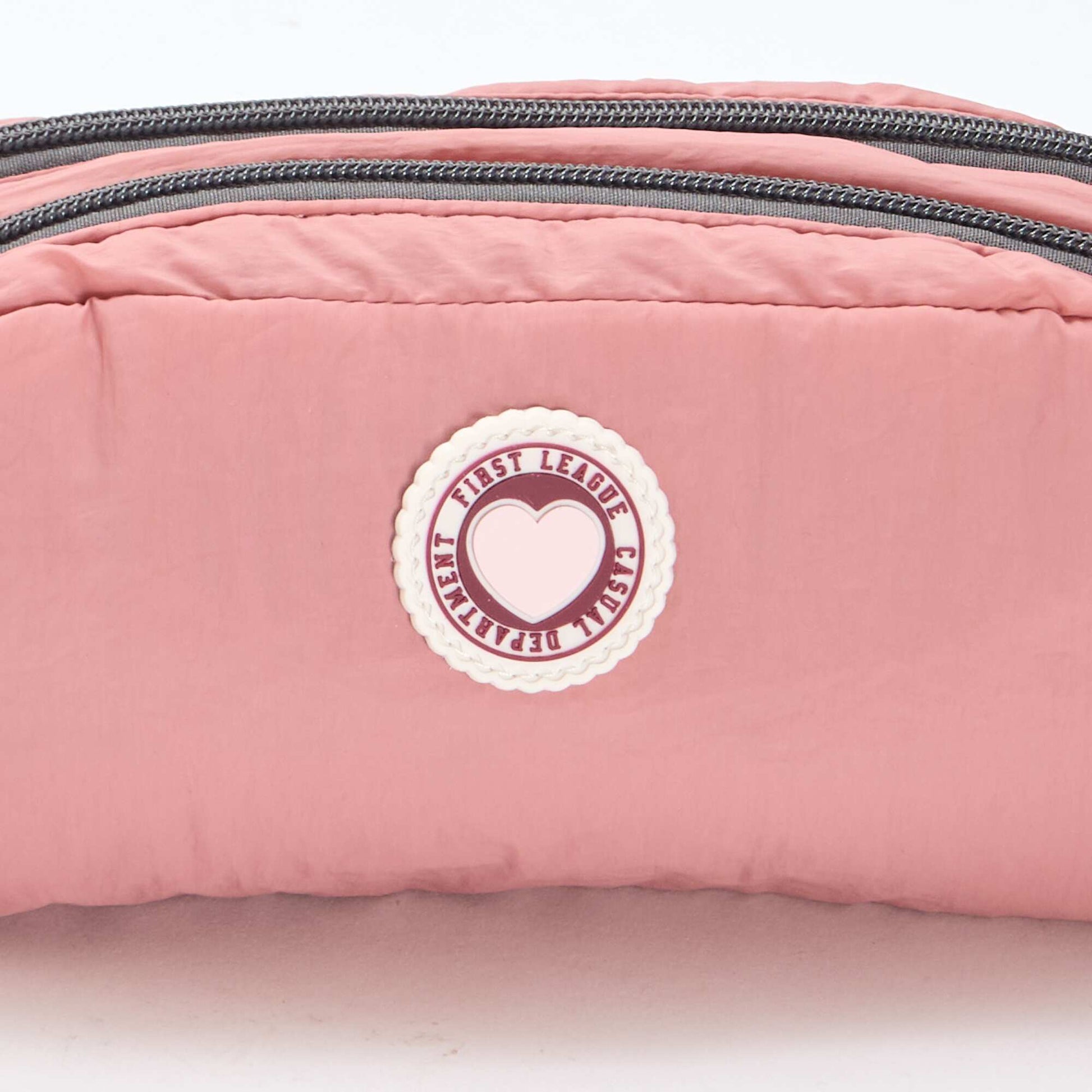 Trousse color bloc double compartiment VIOLET