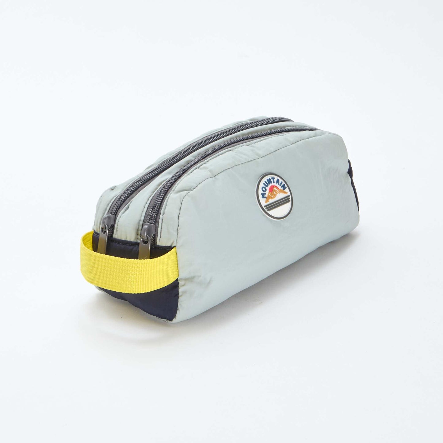 Trousse color bloc double compartiment VERT