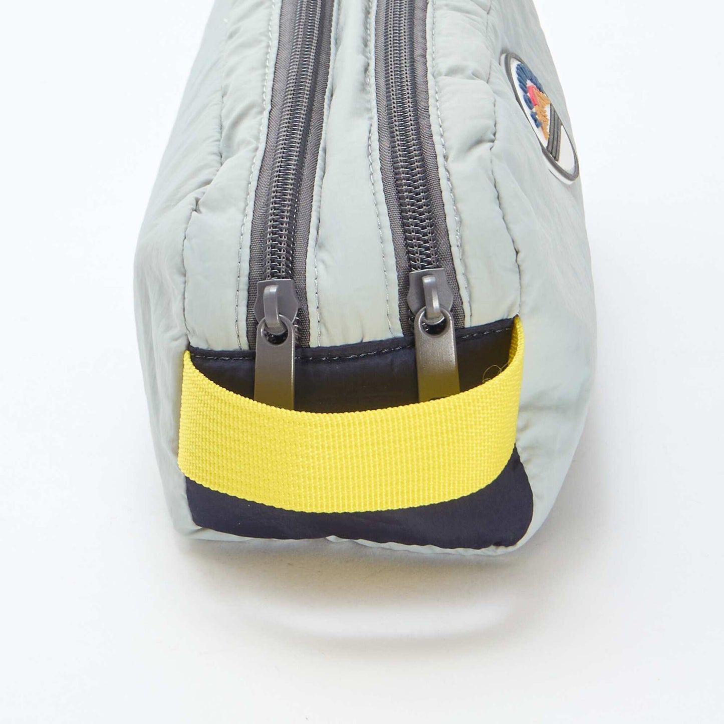 Trousse color bloc double compartiment VERT