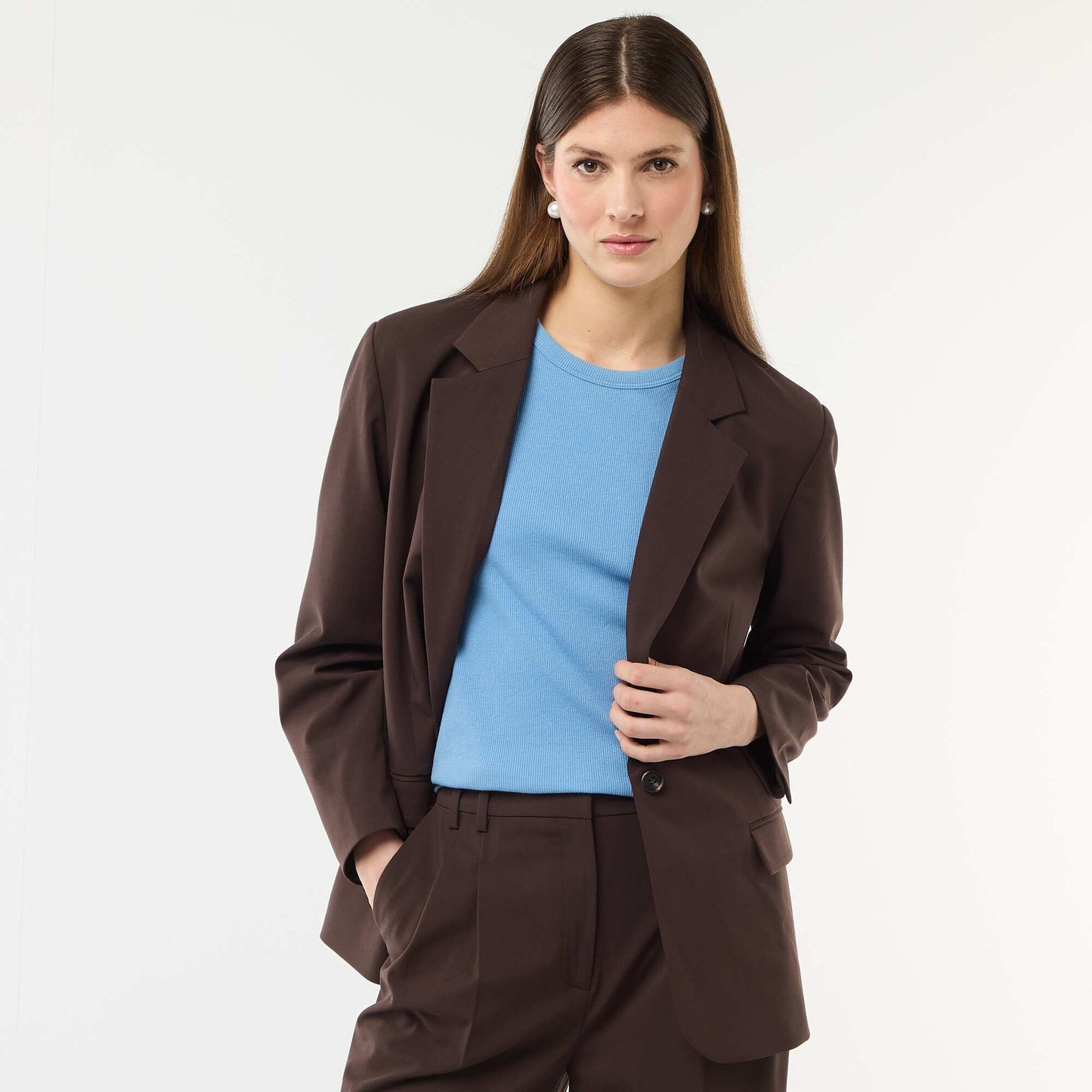 Veste de tailleur MARRON
