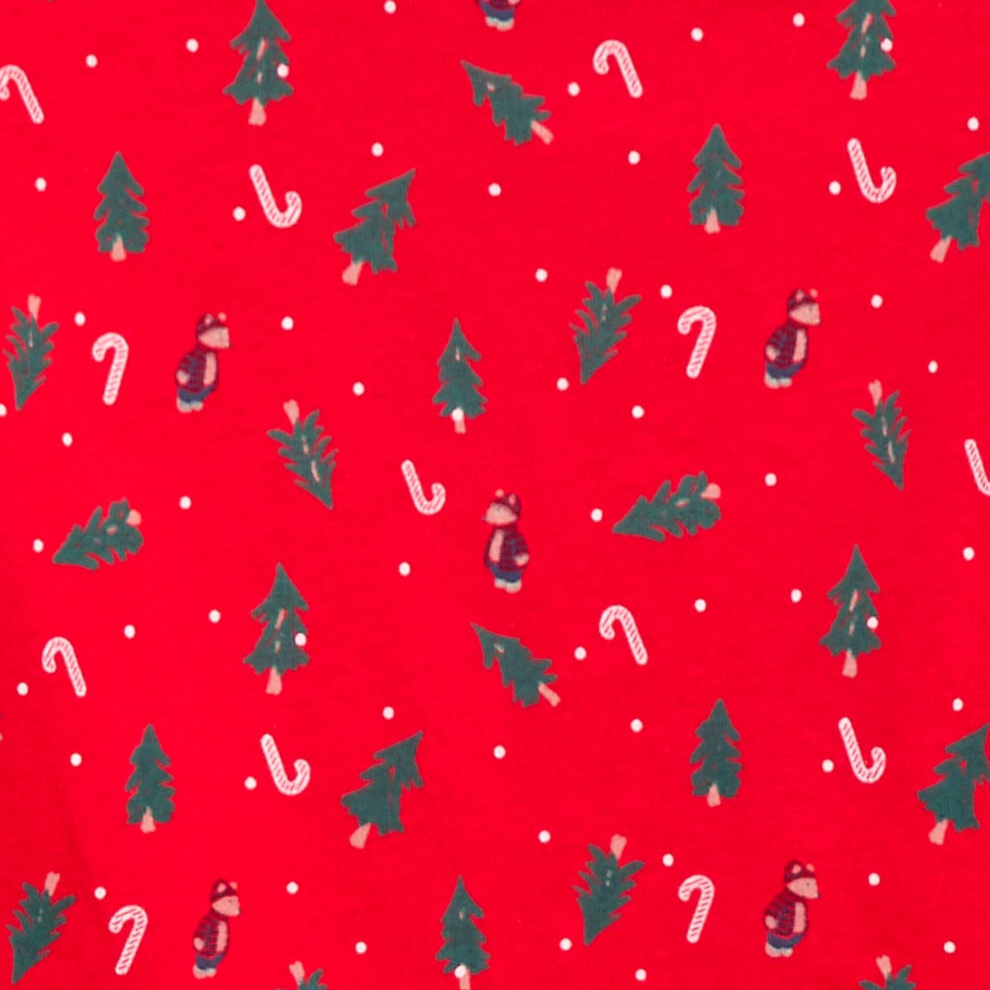 T-shirt imprimé 'Noël' en jersey coton ROUGE
