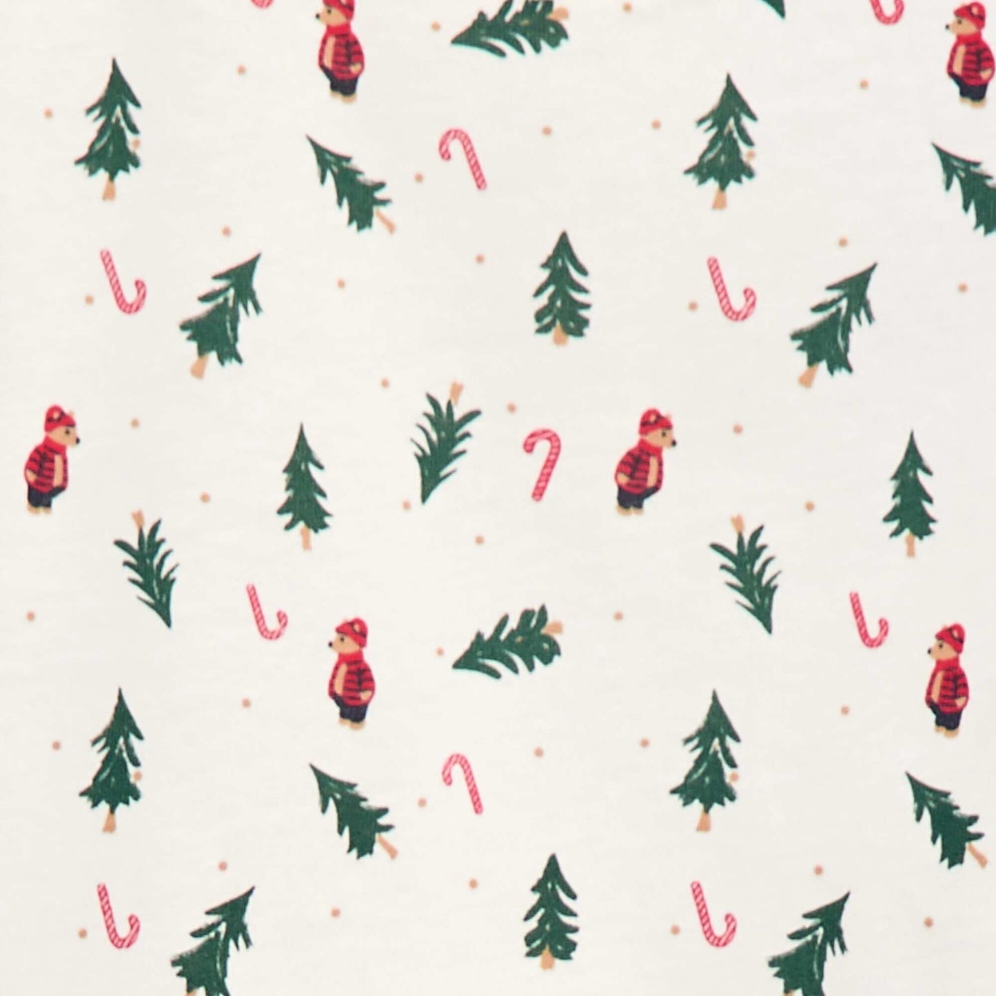 T-shirt imprimé 'Noël' en jersey coton BLANC