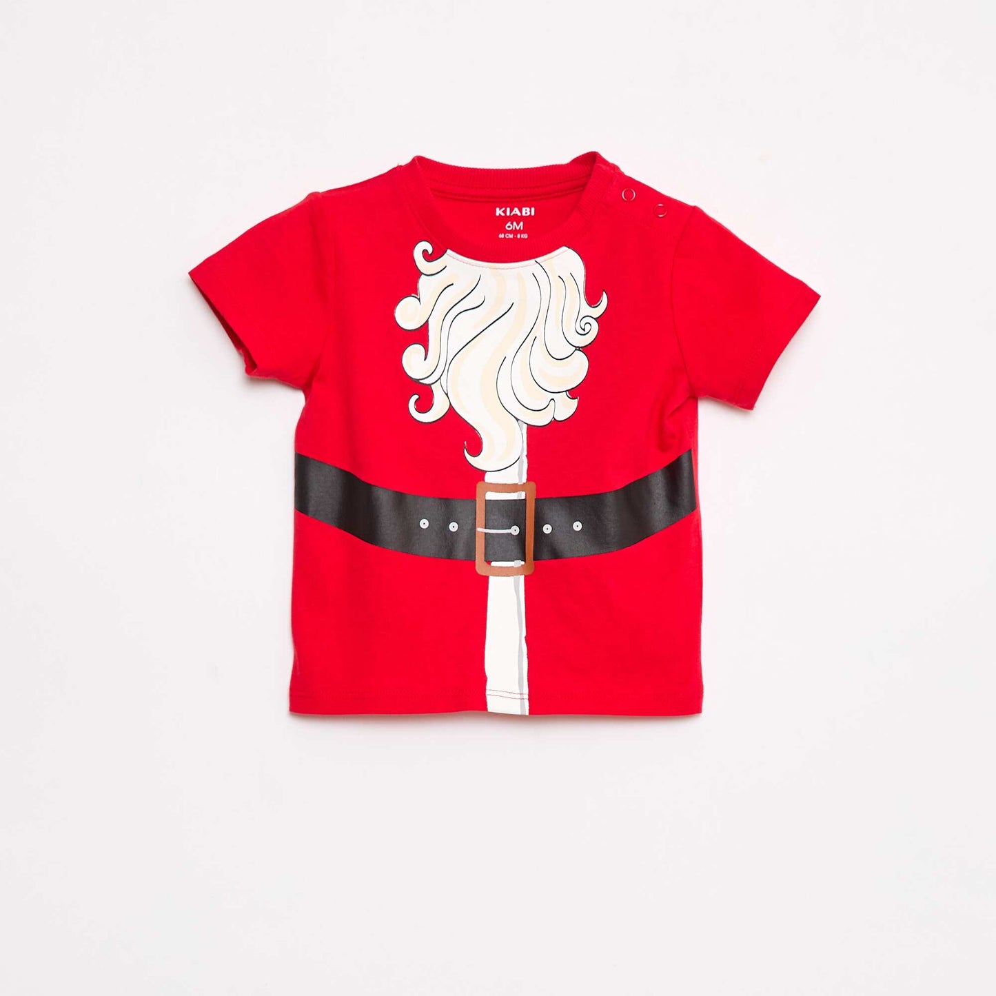 T-shirt imprimé 'Noël' en jersey coton ROUGE