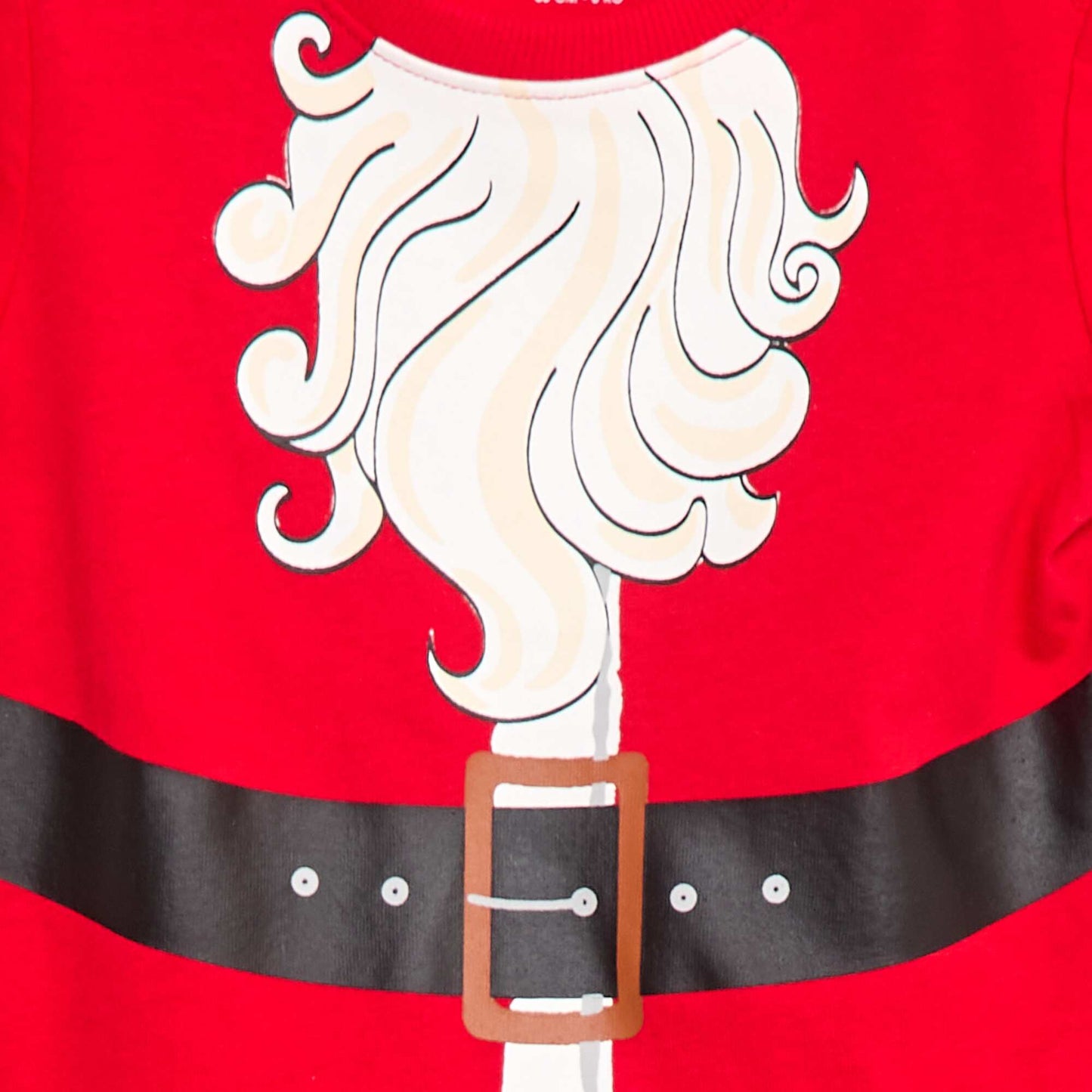 T-shirt imprimé 'Noël' en jersey coton ROUGE