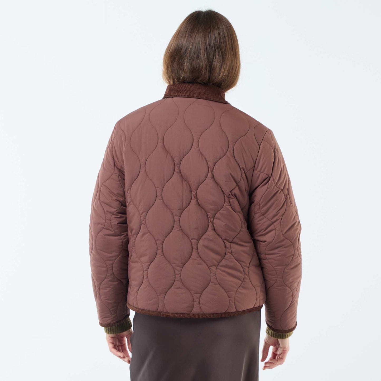 Veste chaude réversible ROUGE