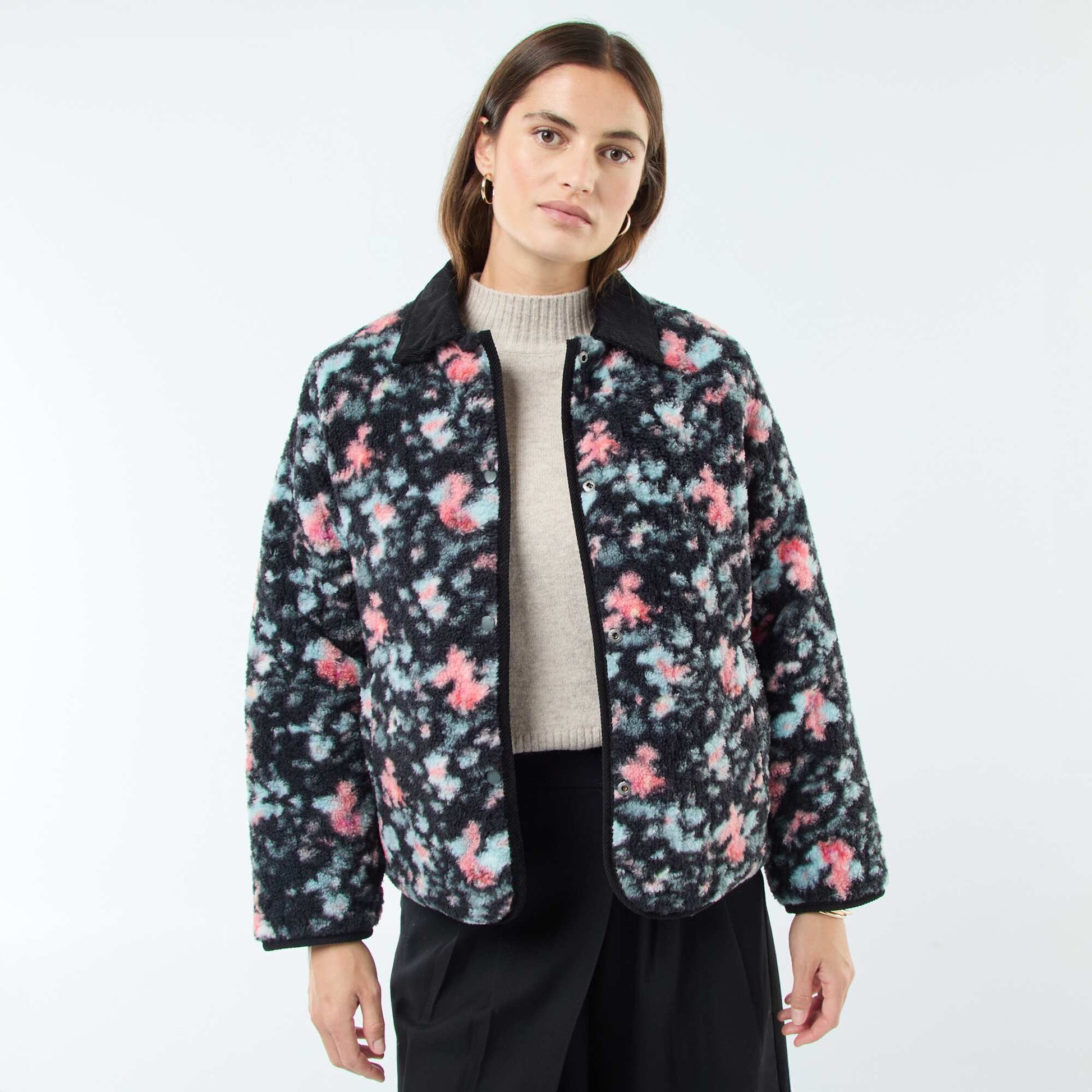 Veste chaude réversible KAKI