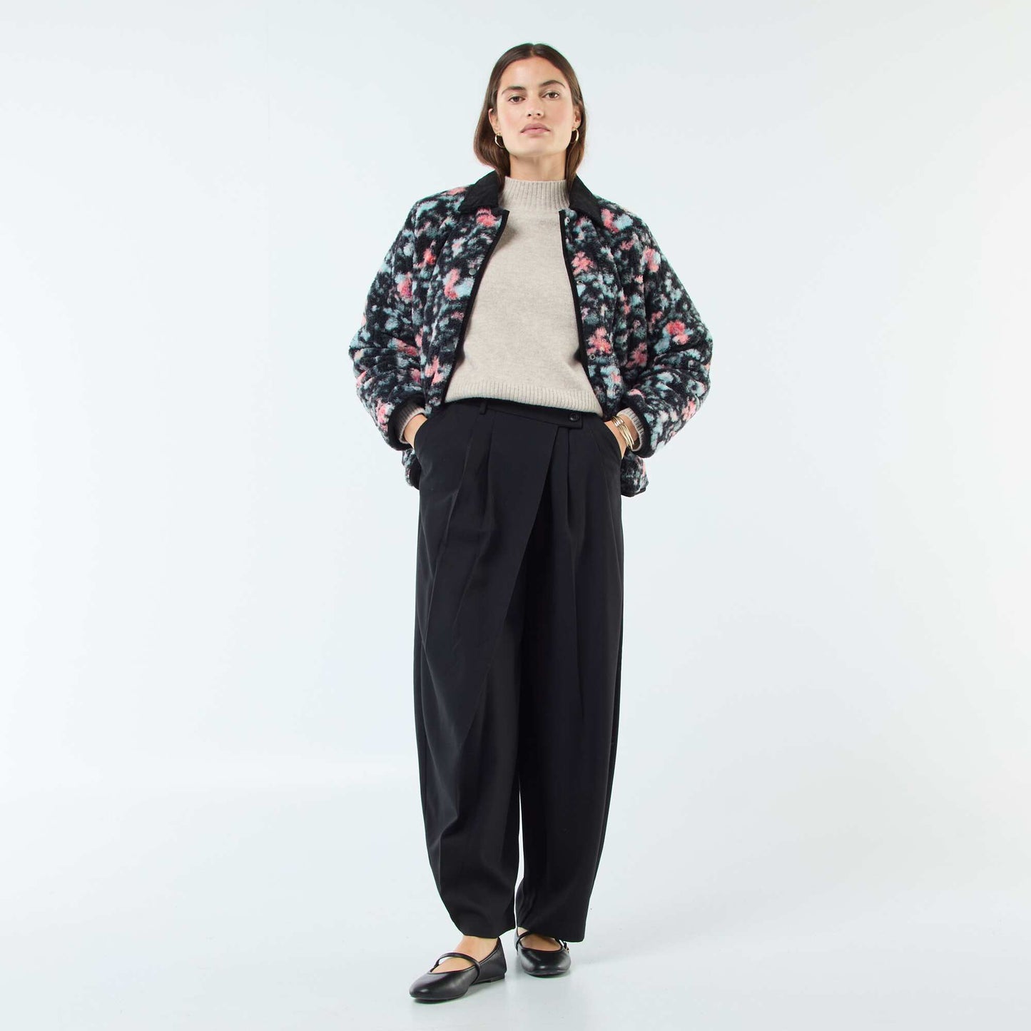 Veste chaude réversible KAKI