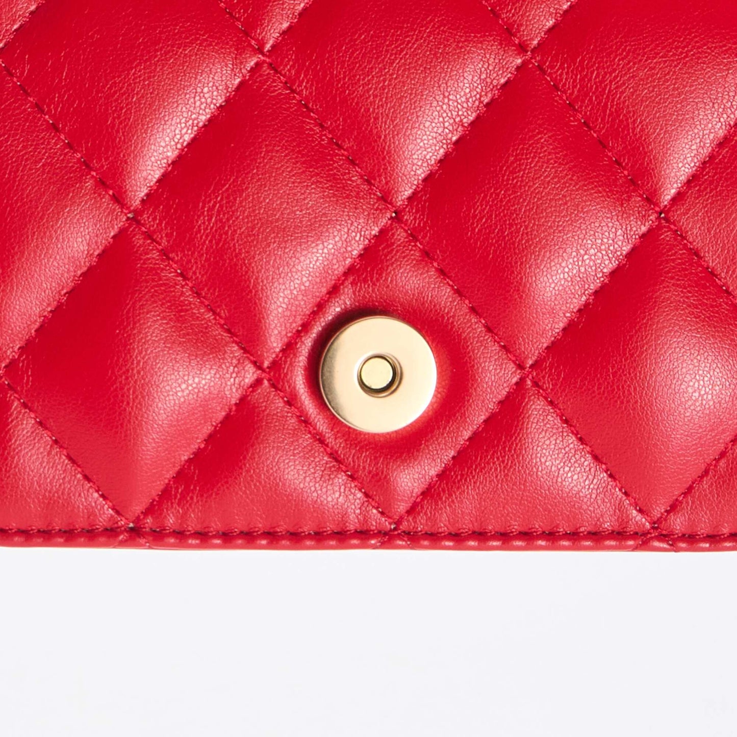 Mini-sac matelassé en bandoulière ROUGE