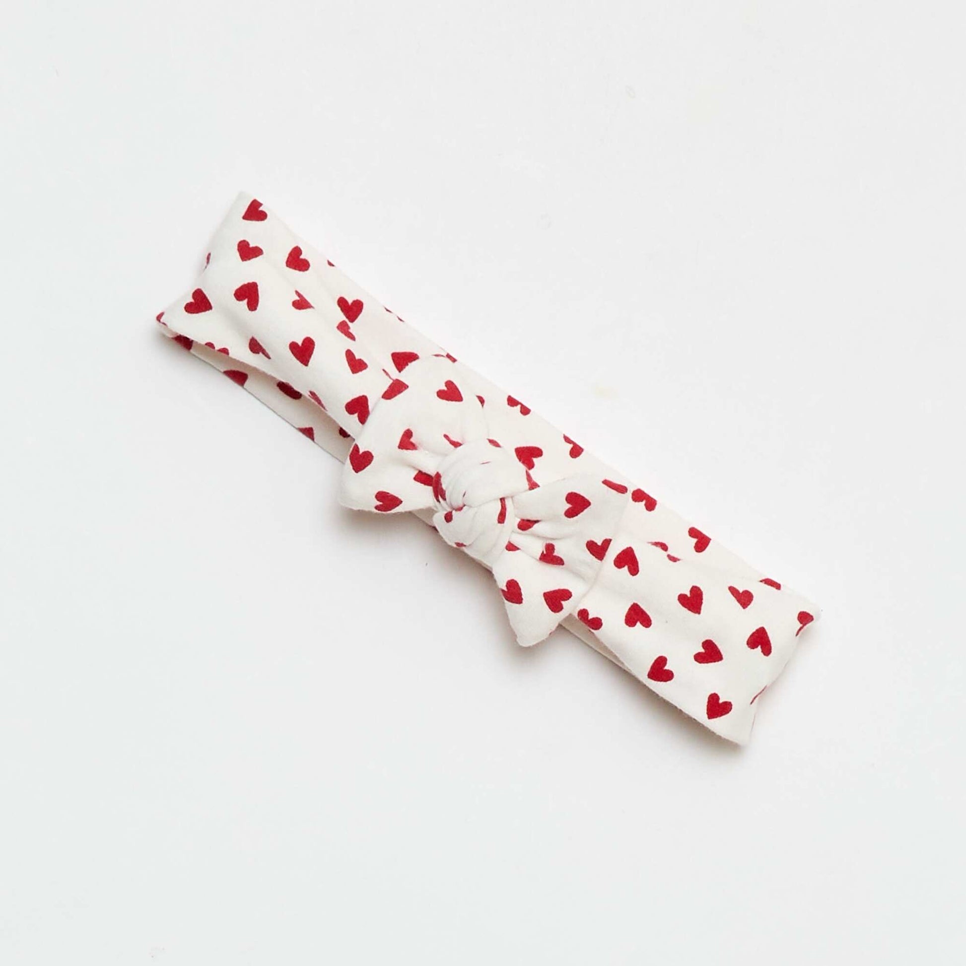 Nœud papillon all-over en coton BLANC