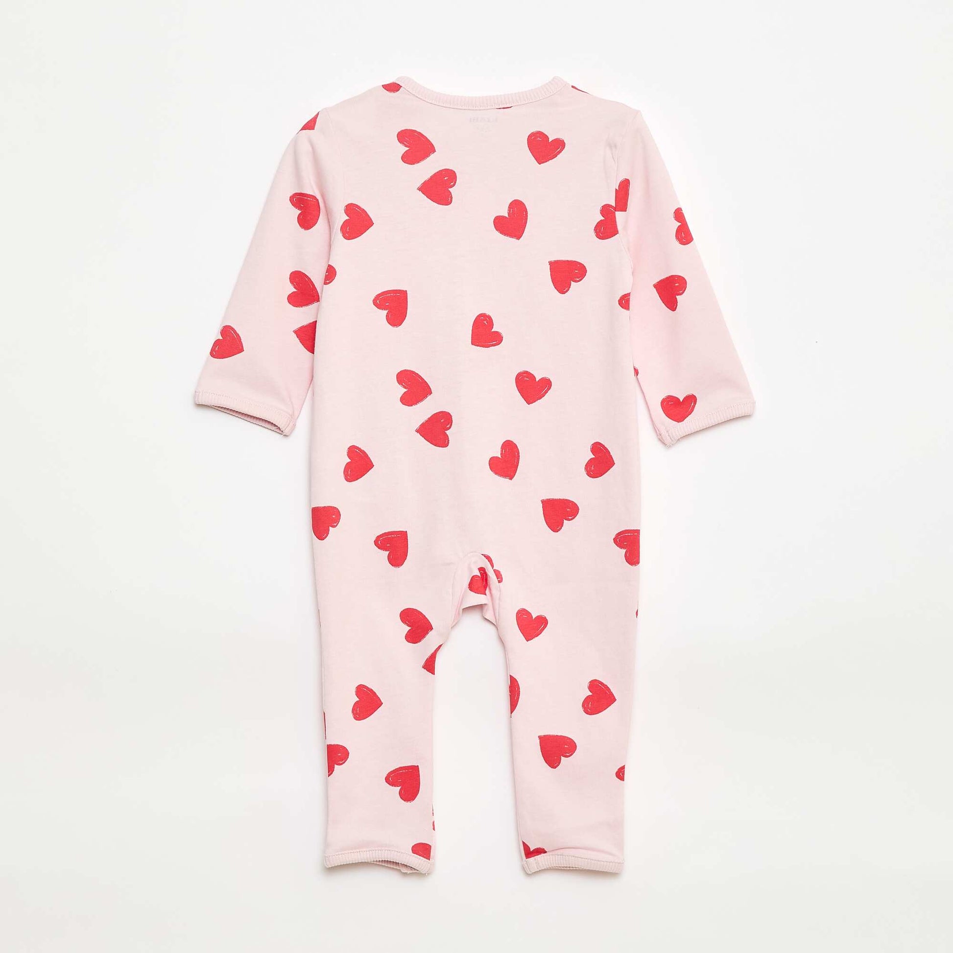 Pyjama dors bien léger avec ouverture pressionnée ROSE