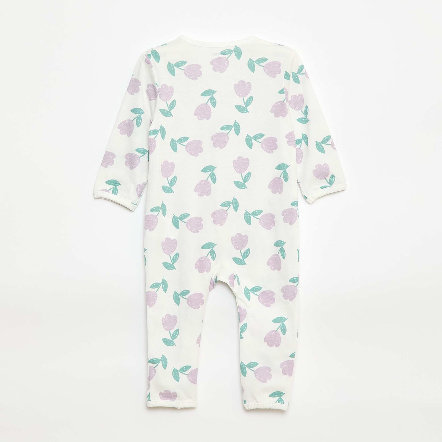 Pyjama dors bien léger avec ouverture pressionnée BEIGE