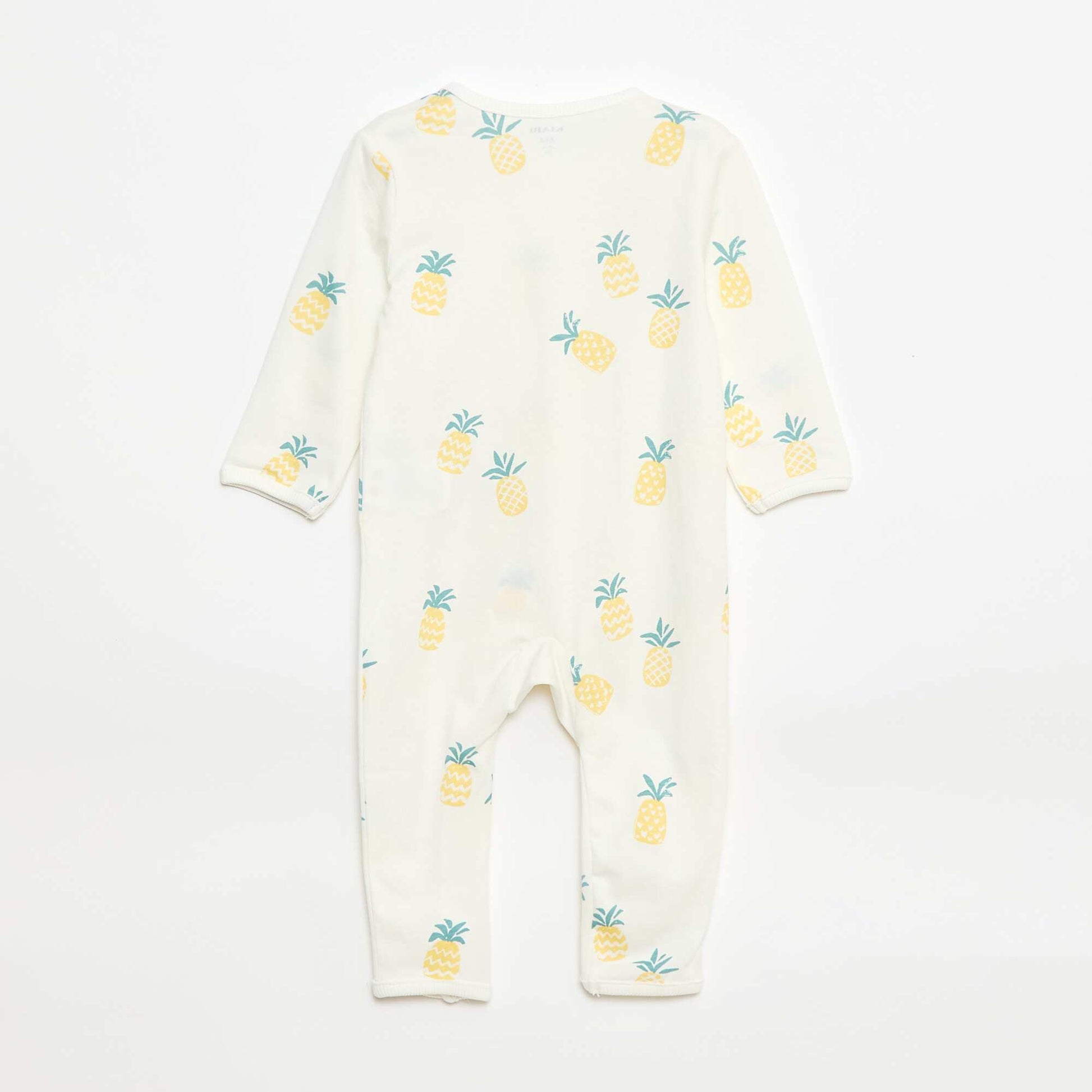 Pyjama dors bien léger avec ouverture pressionnée BEIGE