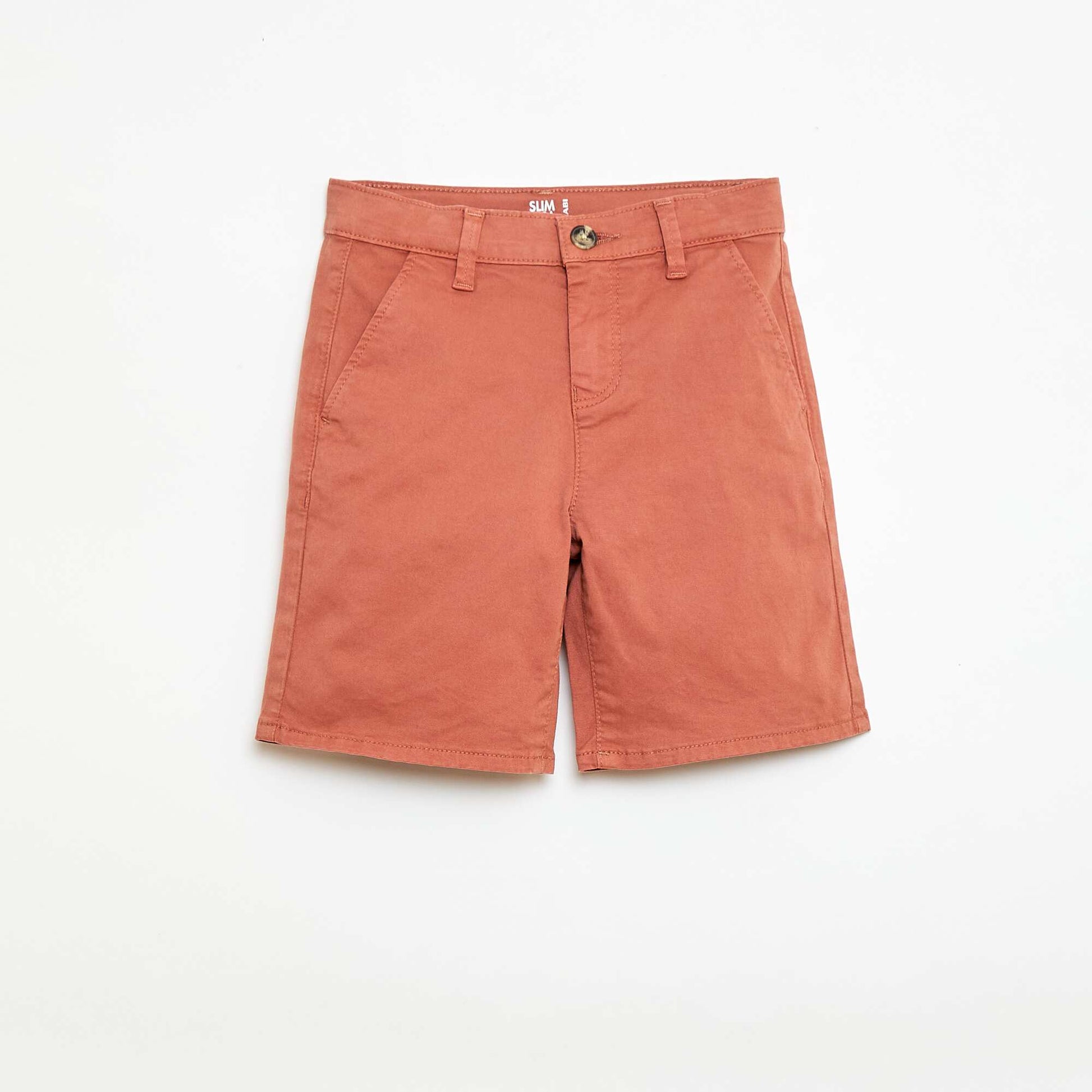 Bermuda chino en twill ROSE