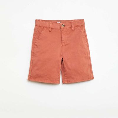 Bermuda chino en twill ROSE