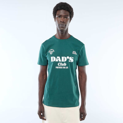 T-shirt en jersey manches courtes imprimé recto/verso VERT