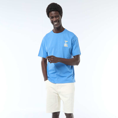 Bermuda en coton stretch BLANC
