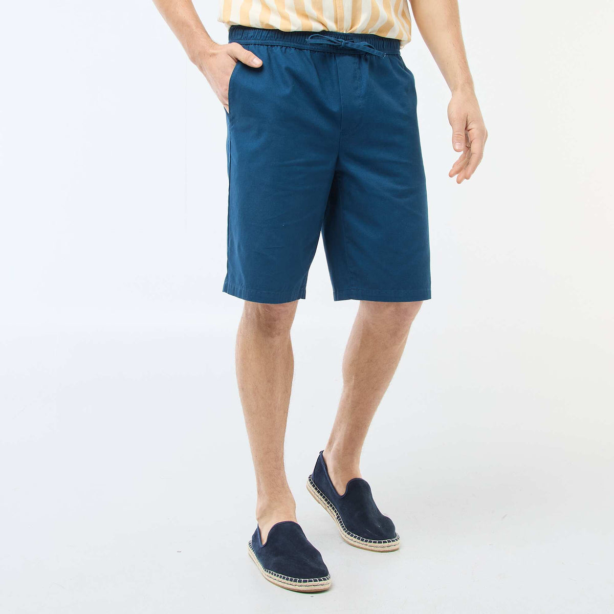 Bermuda en twill BLEU