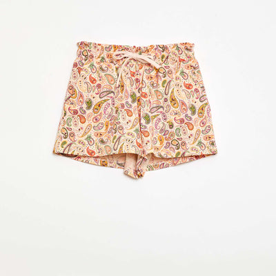 Short de bain à motif ROSE