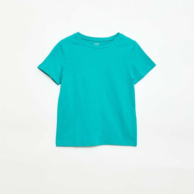 T-shirt en maille jersey à manches longues VERT