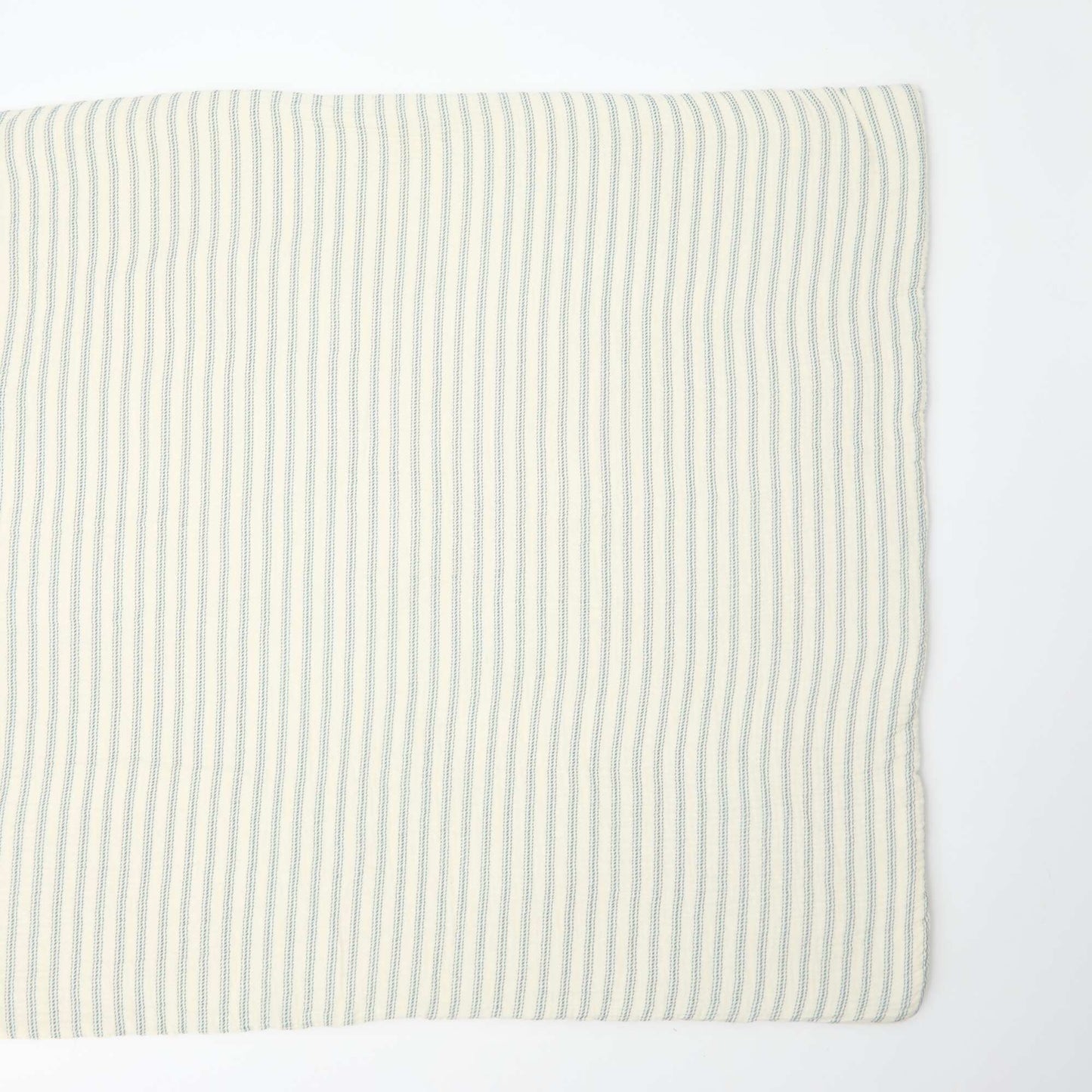 Couverture en gaze de coton réversible en velours - Kiabi Home BLEU