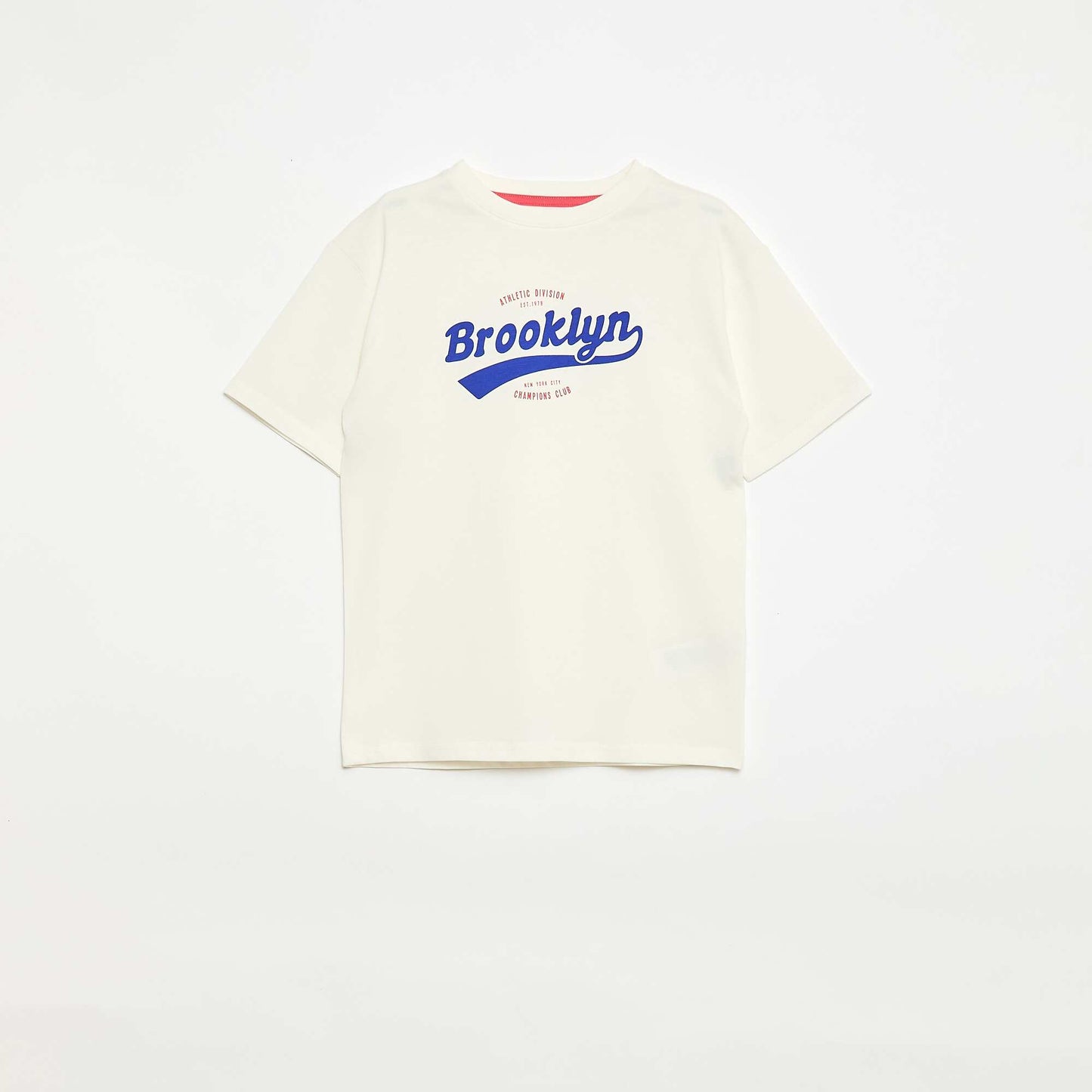 Ensemble pyjama court t-shirt + short - 2 pièces BLANC