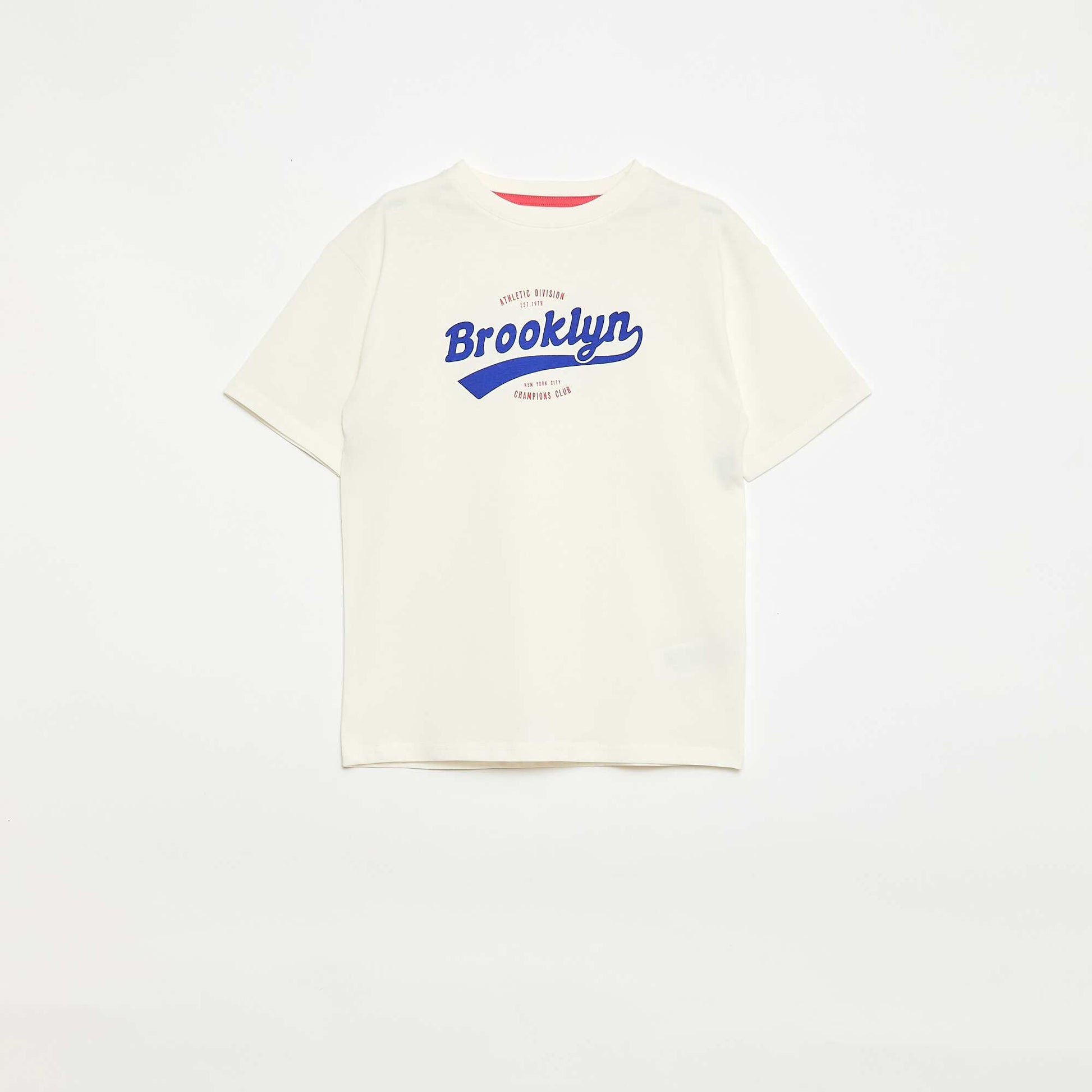 Ensemble pyjama court t-shirt + short - 2 pièces BLANC