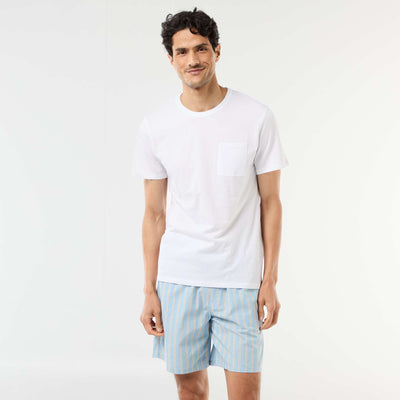 Ensemble de pyjama court t-shirt + short - 2 pièces BLEU