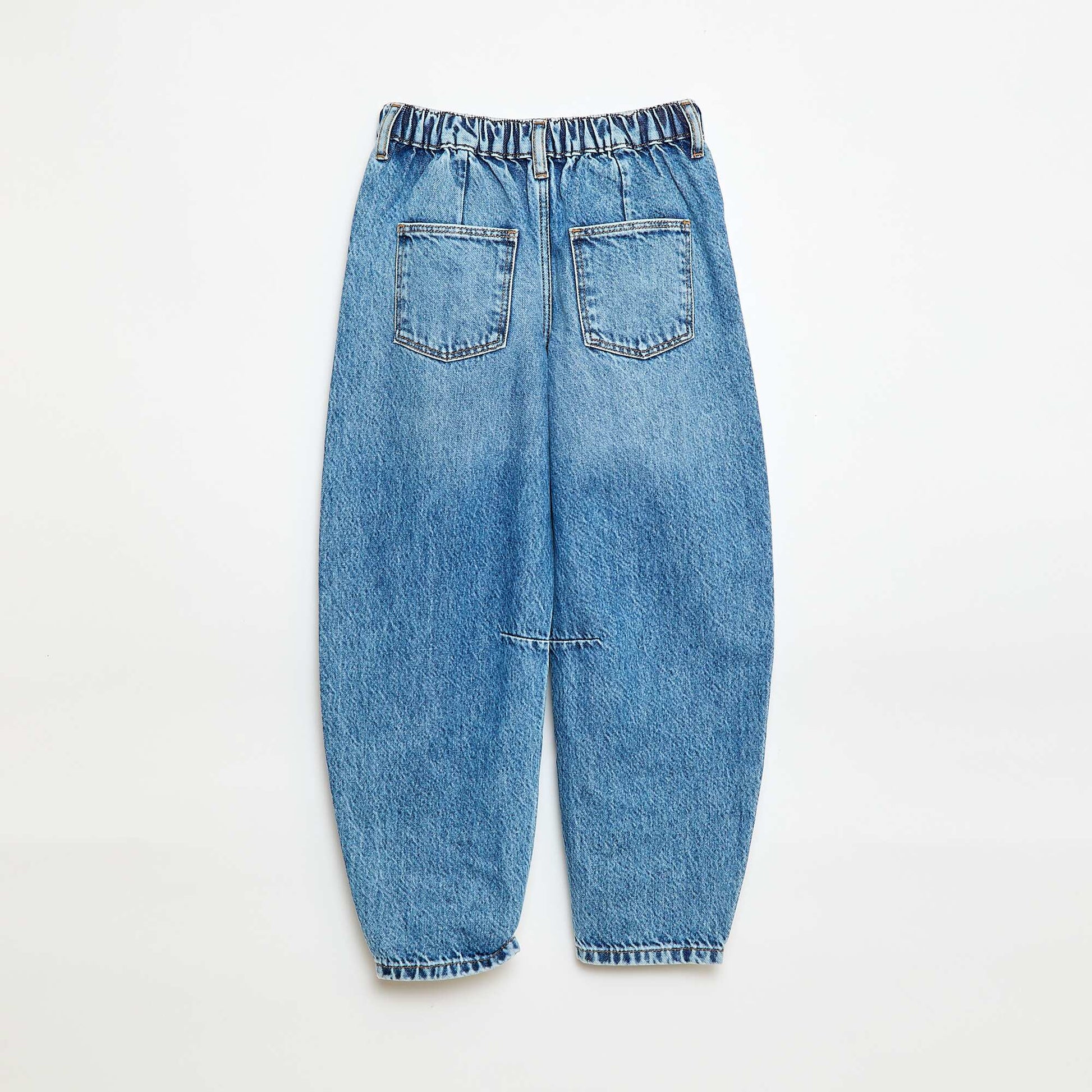 Jean forme balloon BLEU