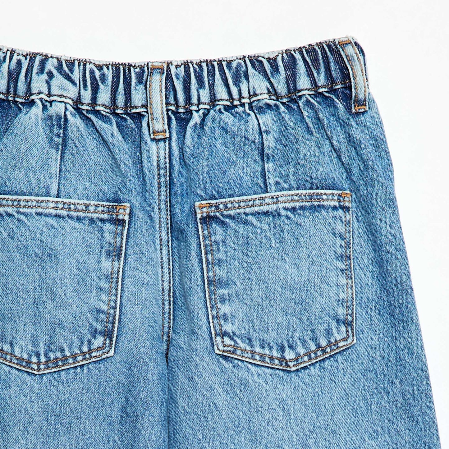 Jean forme balloon BLEU