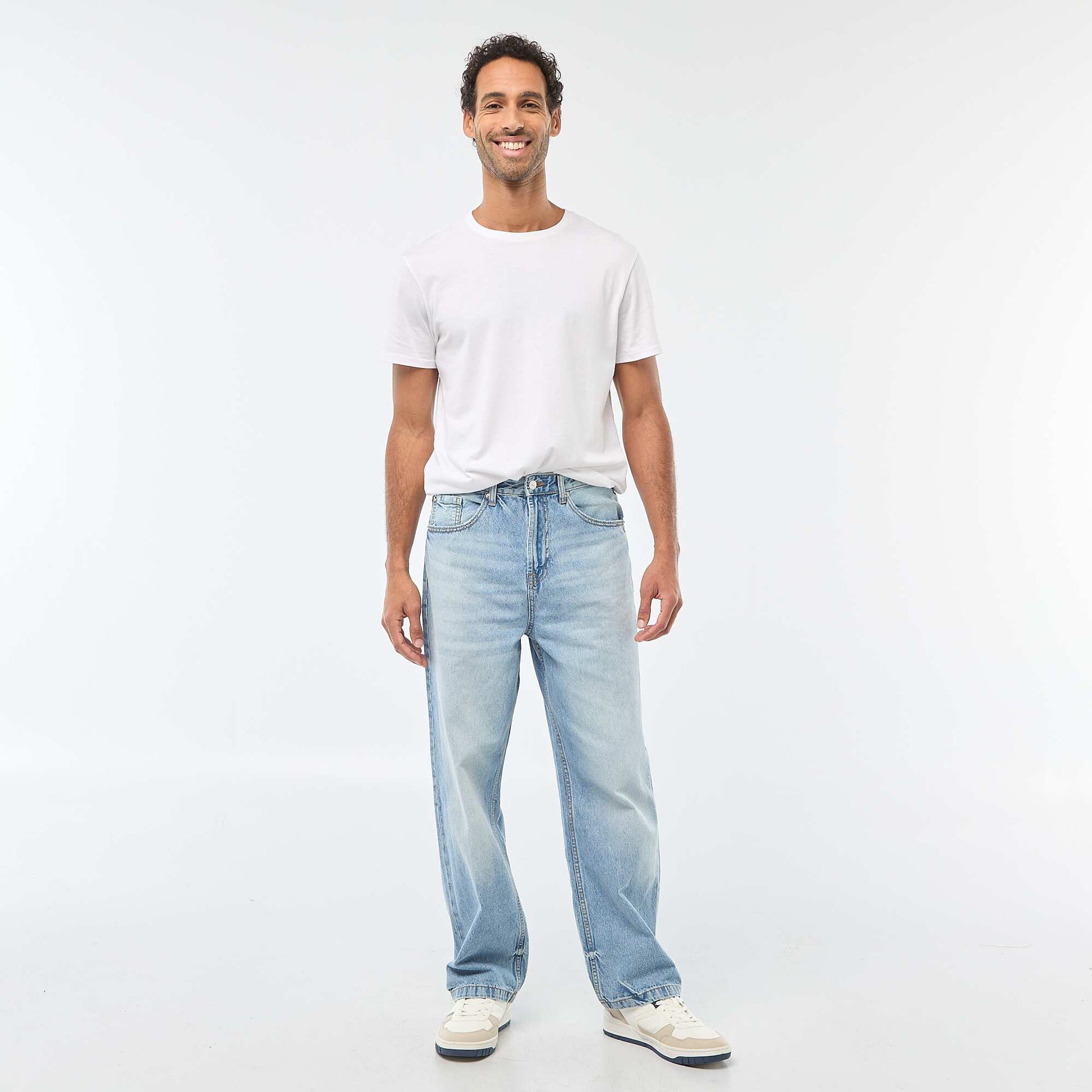 Jean large / relaxed fit à 5 poches BLEU