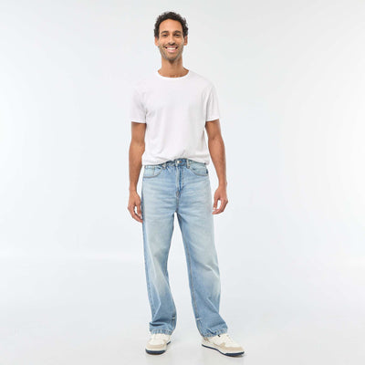 Jean large / relaxed fit à 5 poches BLEU