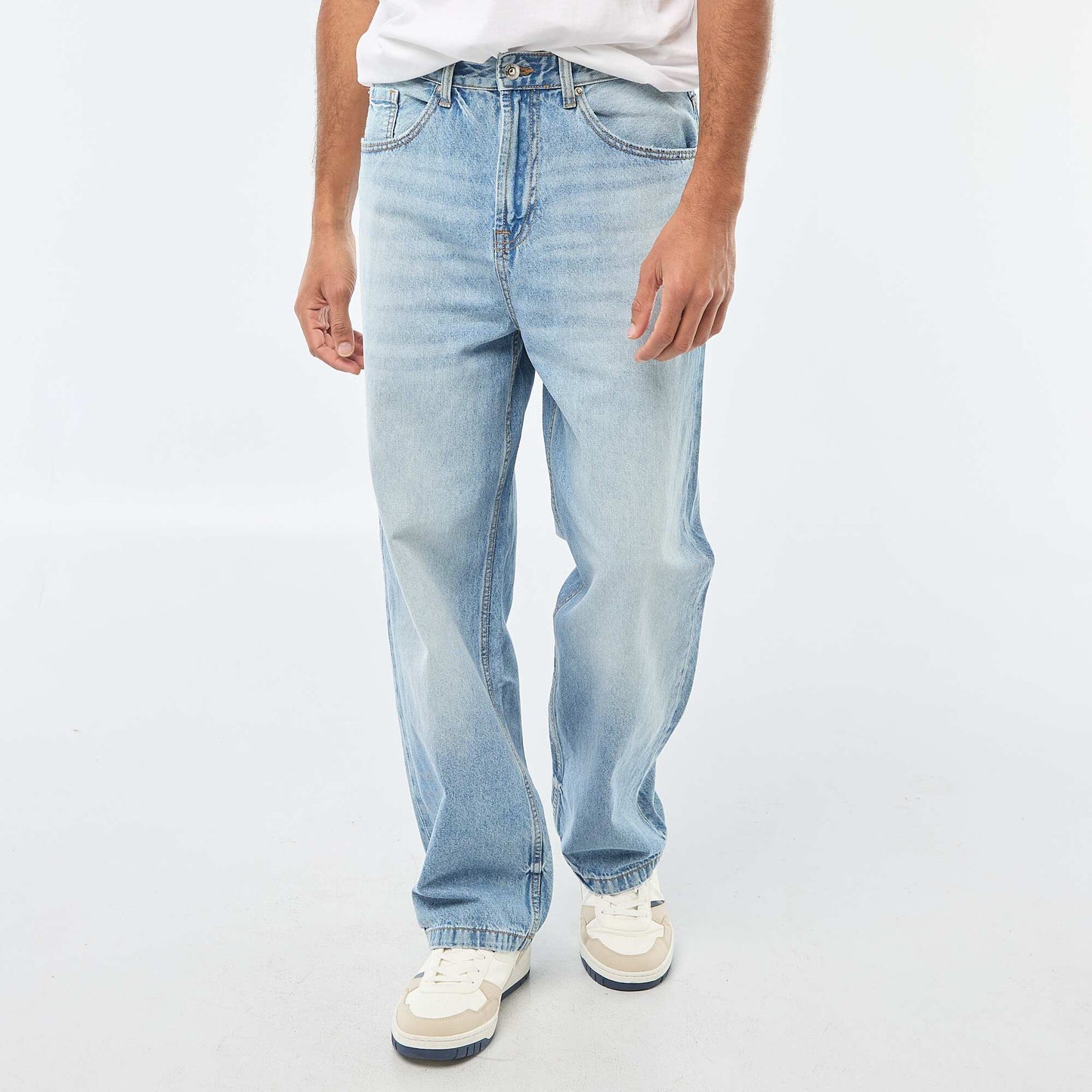 Jean large / relaxed fit à 5 poches BLEU