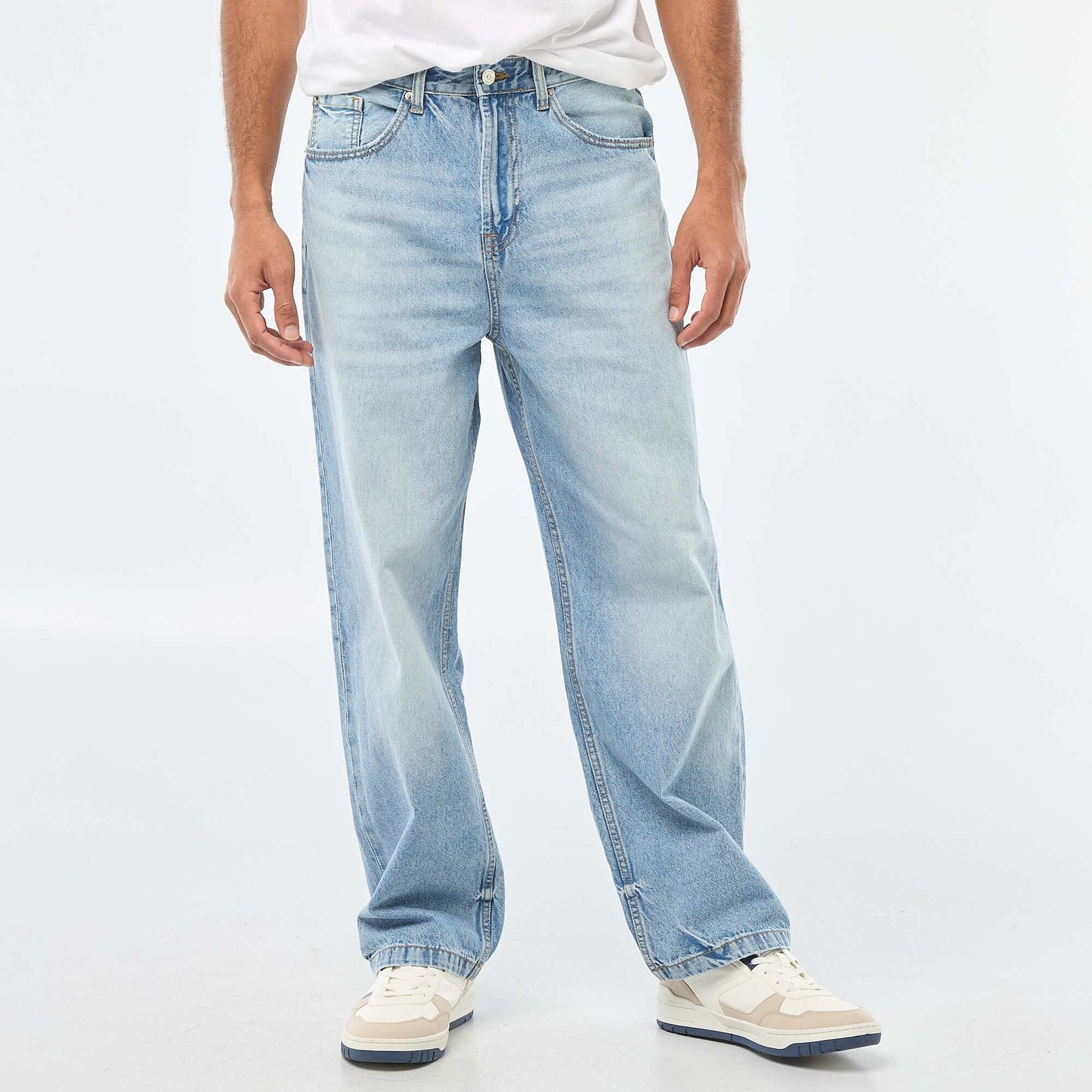 Jean large / relaxed fit à 5 poches BLEU