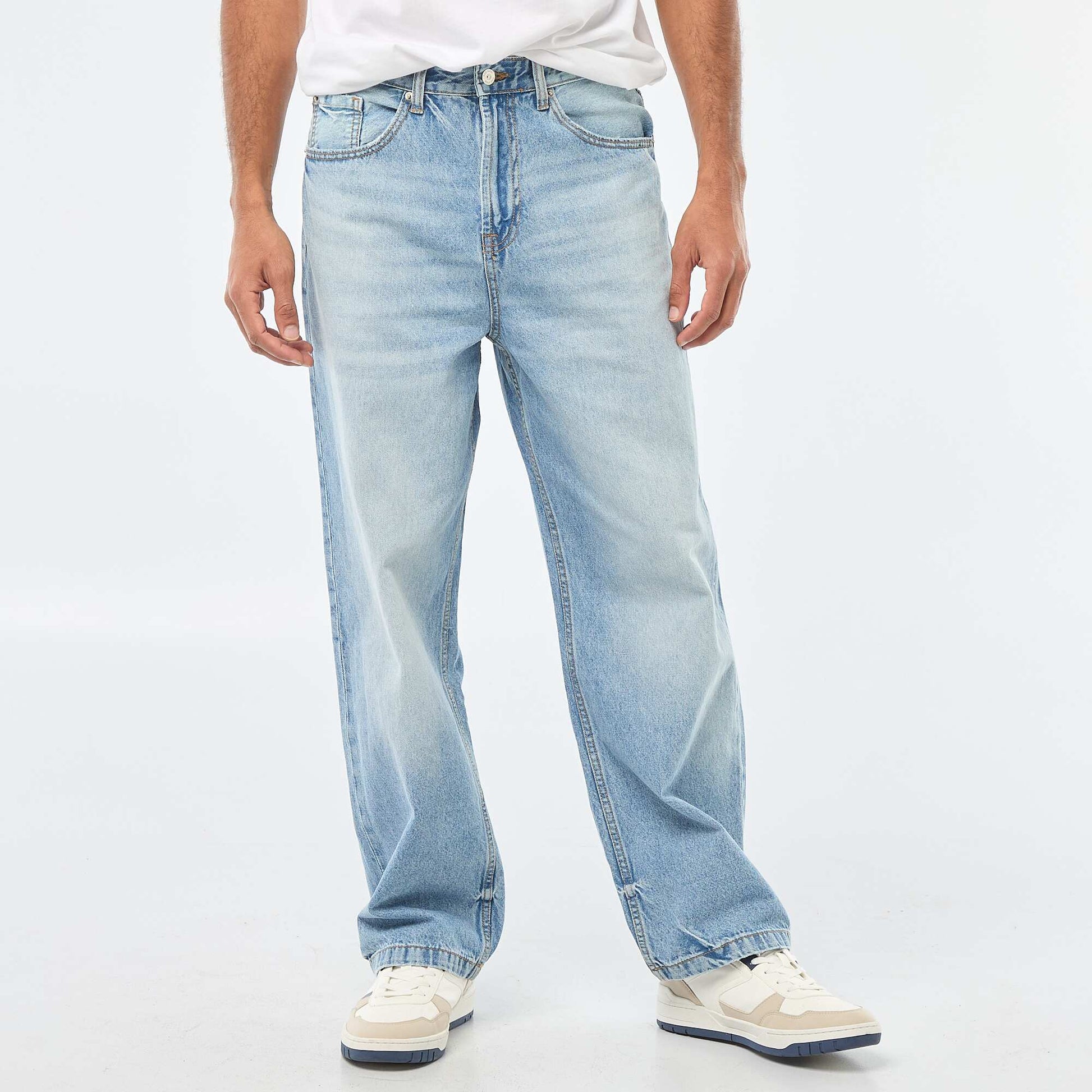 Jean large / relaxed fit à 5 poches BLEU