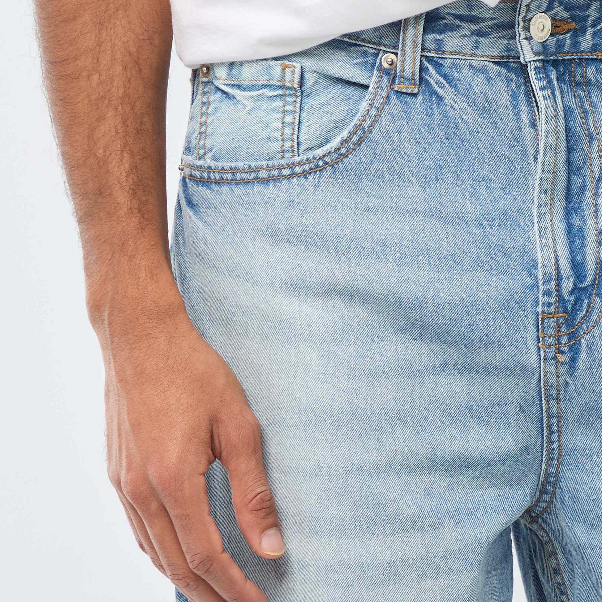 Jean large / relaxed fit à 5 poches BLEU
