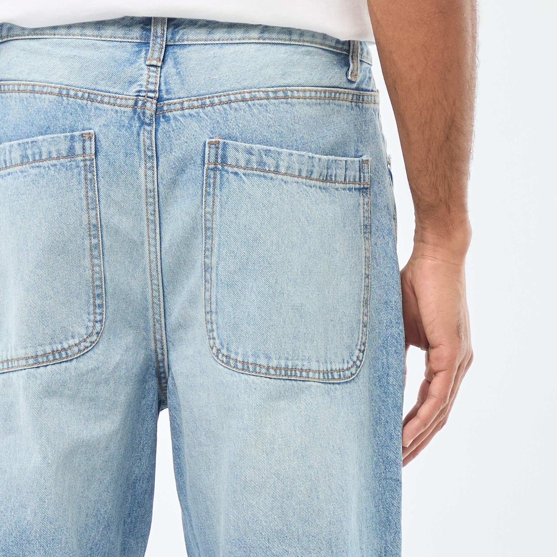 Jean large / relaxed fit à 5 poches BLEU