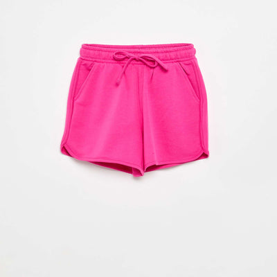 Short uni en molleton non gratté ROSE