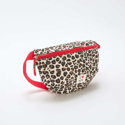 Sac Banane imprimé léopard 'Agathe Sorlet x Kiabi' - Saint-Valentin BLANC